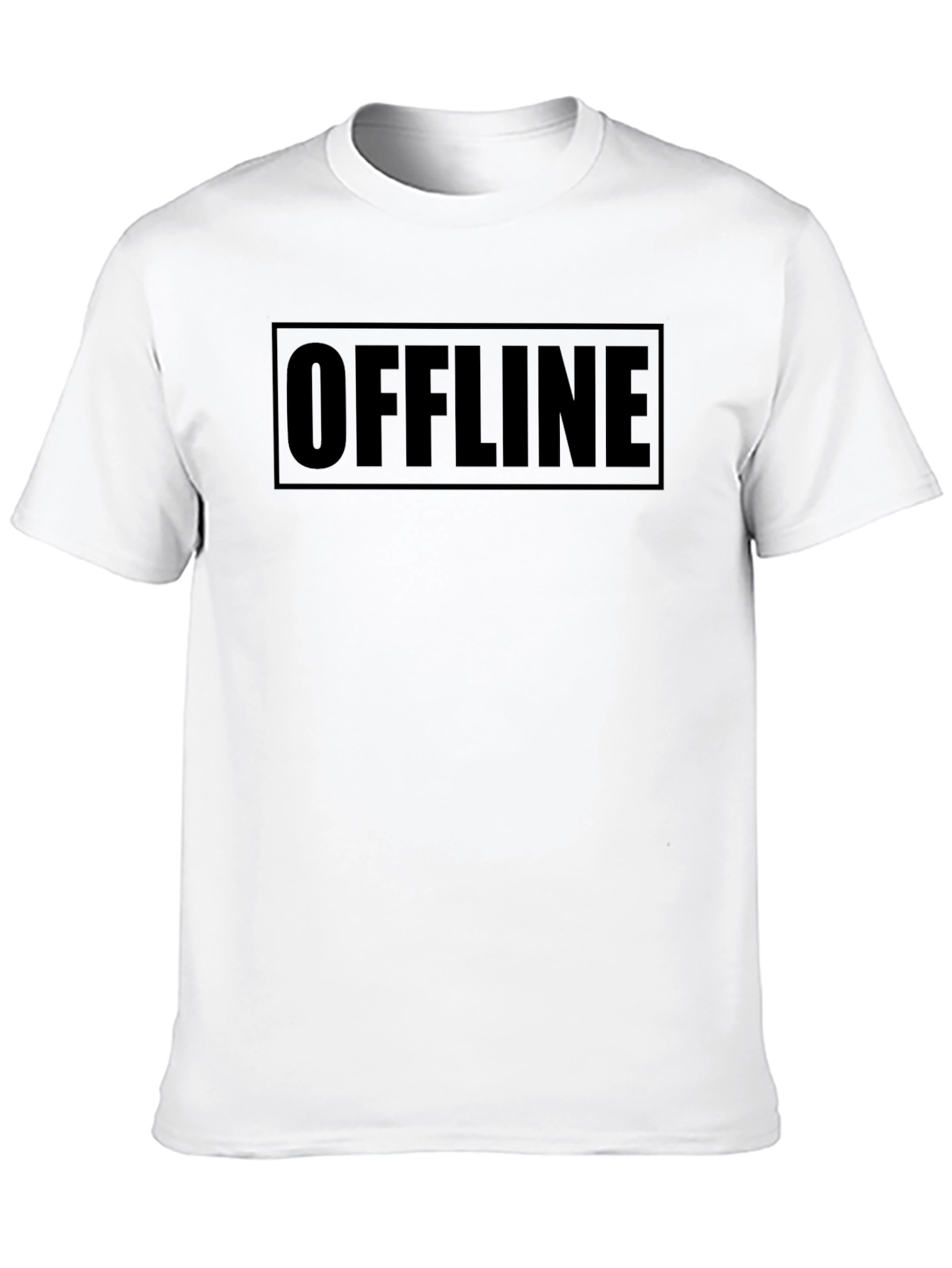 Offline Black Graphic T-Shirt - Relax & Unplug