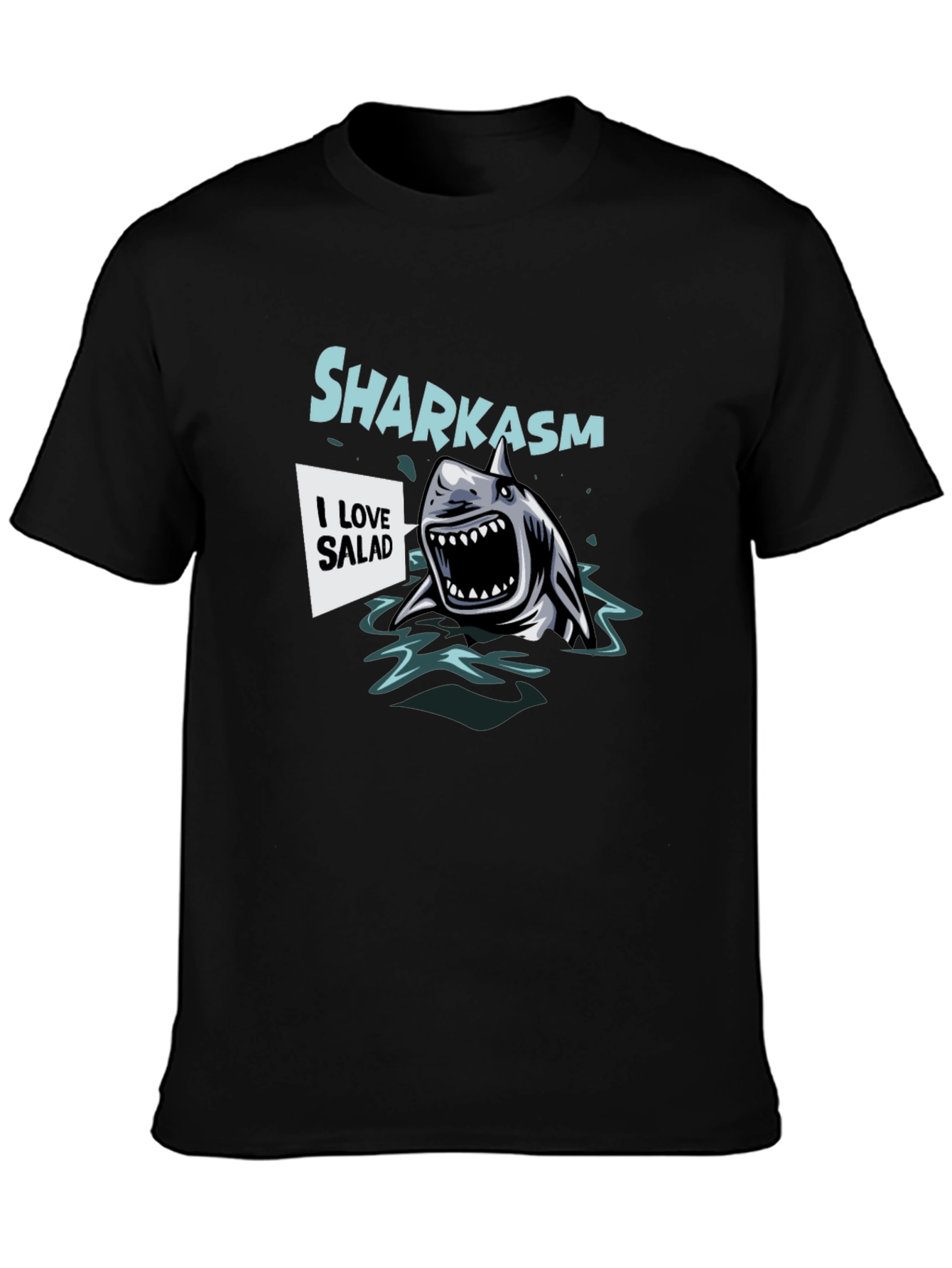 Sharkasm Salad Lover Graphic T-Shirt