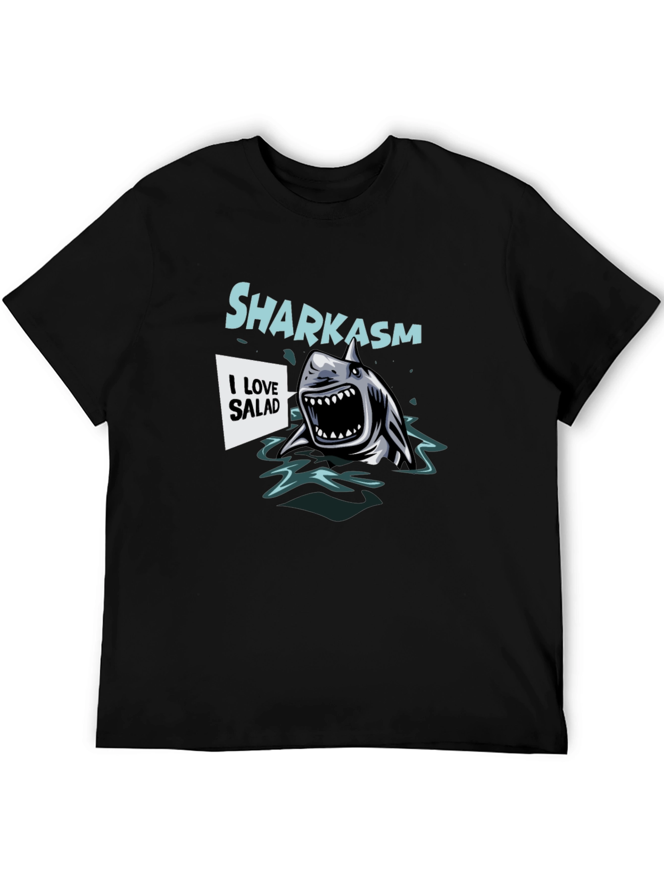 Sharkasm Salad Lover Graphic T-Shirt