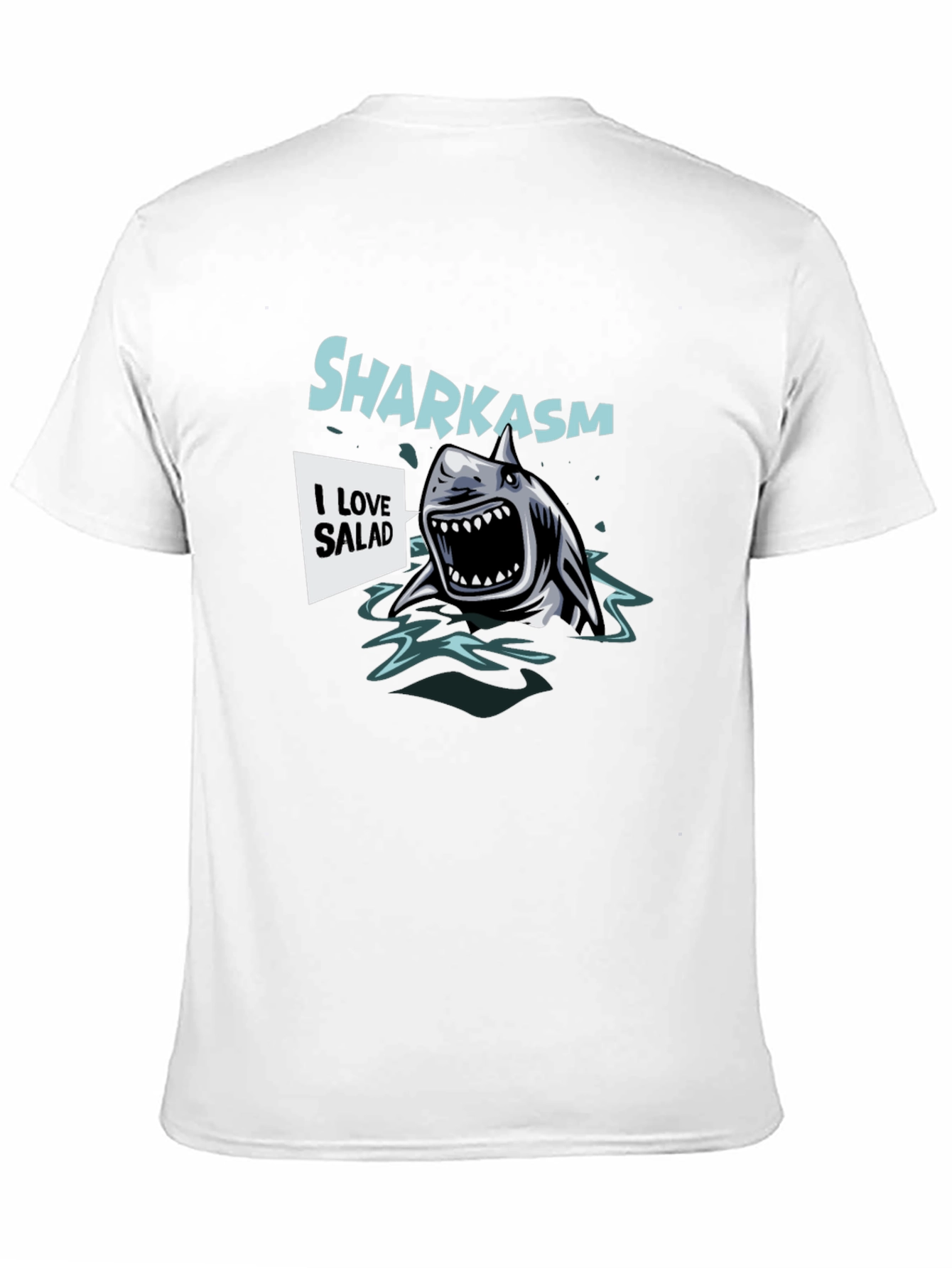 Sharkasm Salad Lover Graphic T-Shirt