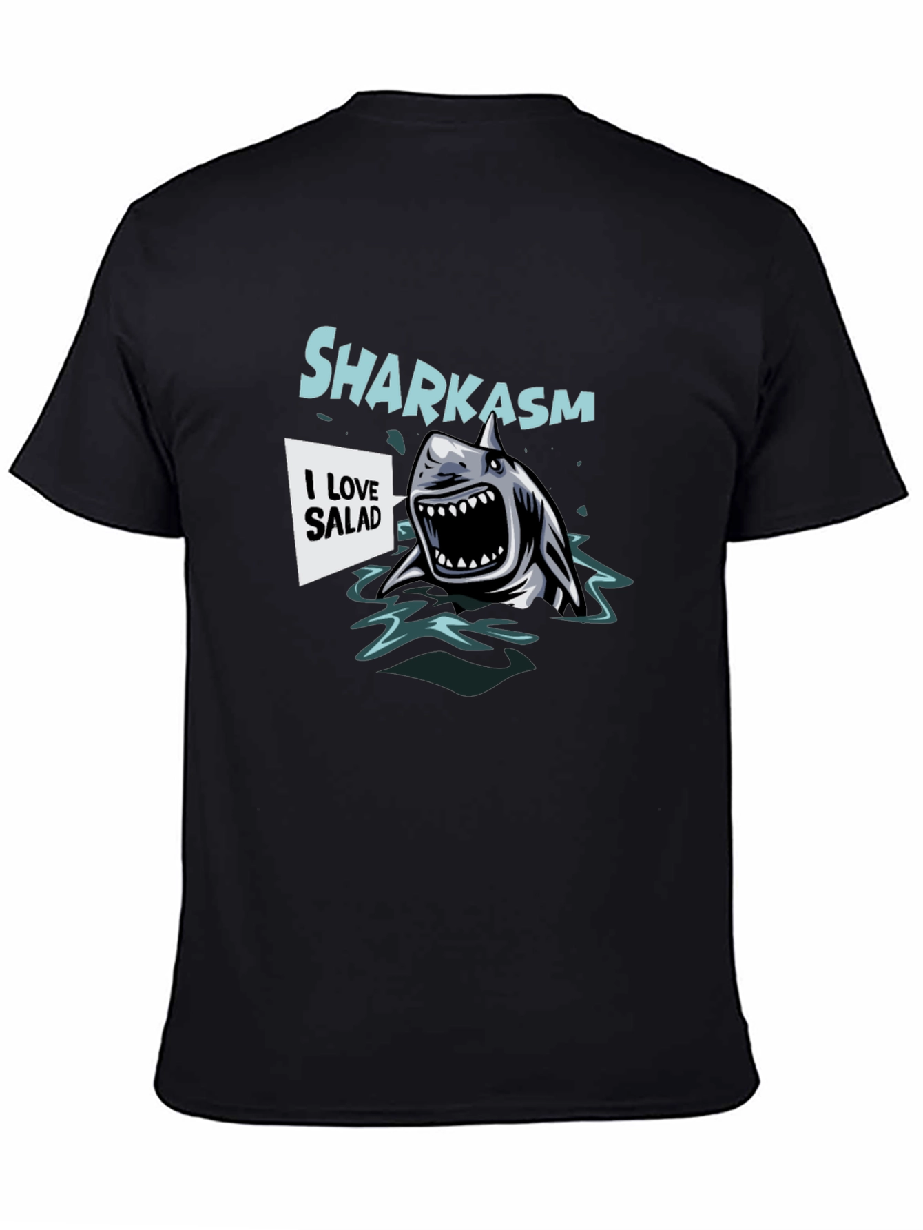 Sharkasm Salad Lover Graphic T-Shirt
