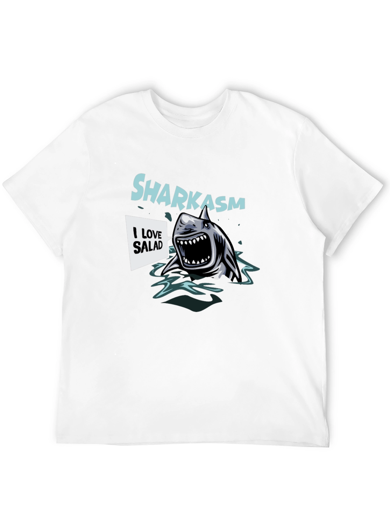 Sharkasm Salad Lover Graphic T-Shirt
