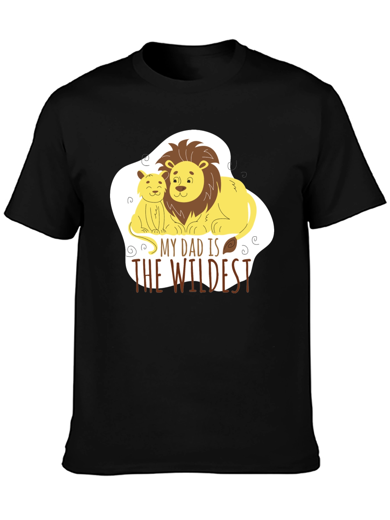 Dad is Wildest Lion Graphic Tee