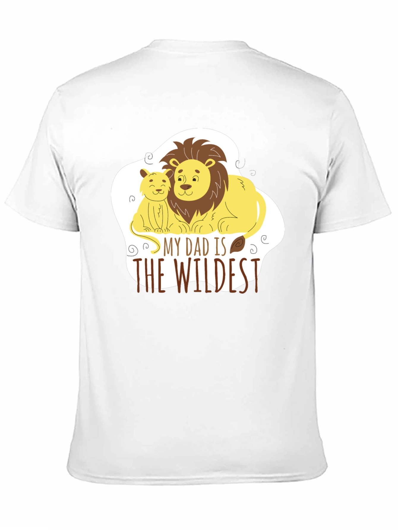 Dad is Wildest Lion Graphic Tee