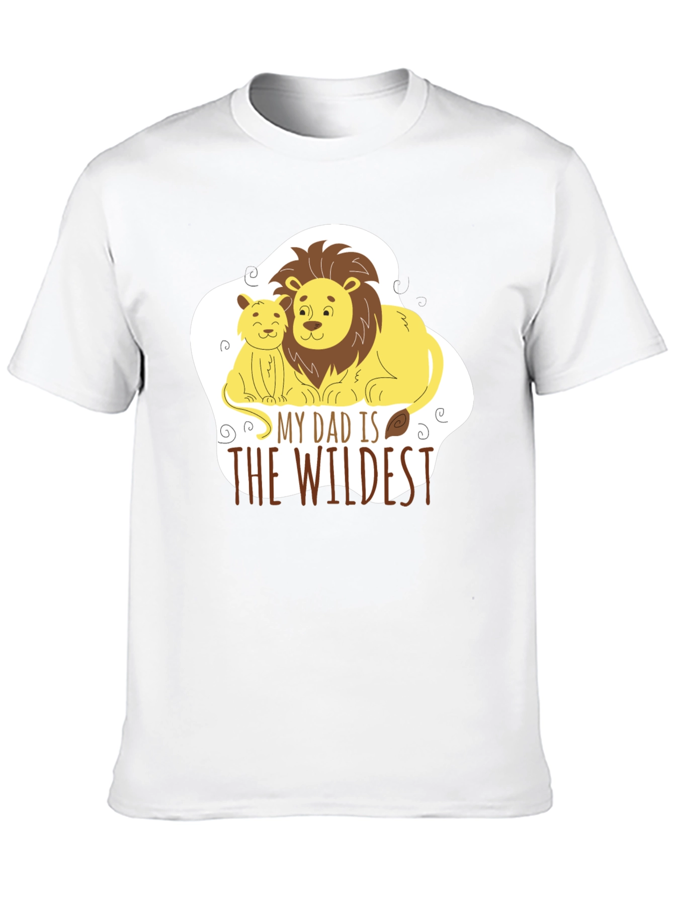 Dad is Wildest Lion Graphic Tee