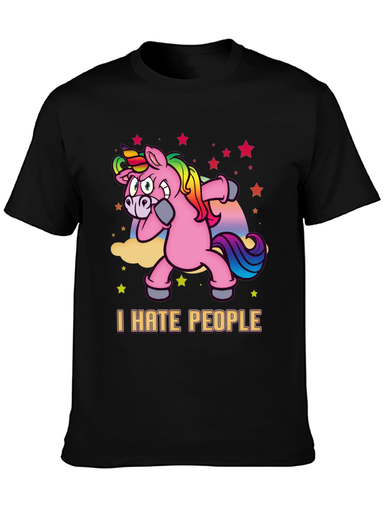 I Hate People Unicorn T-Shirt