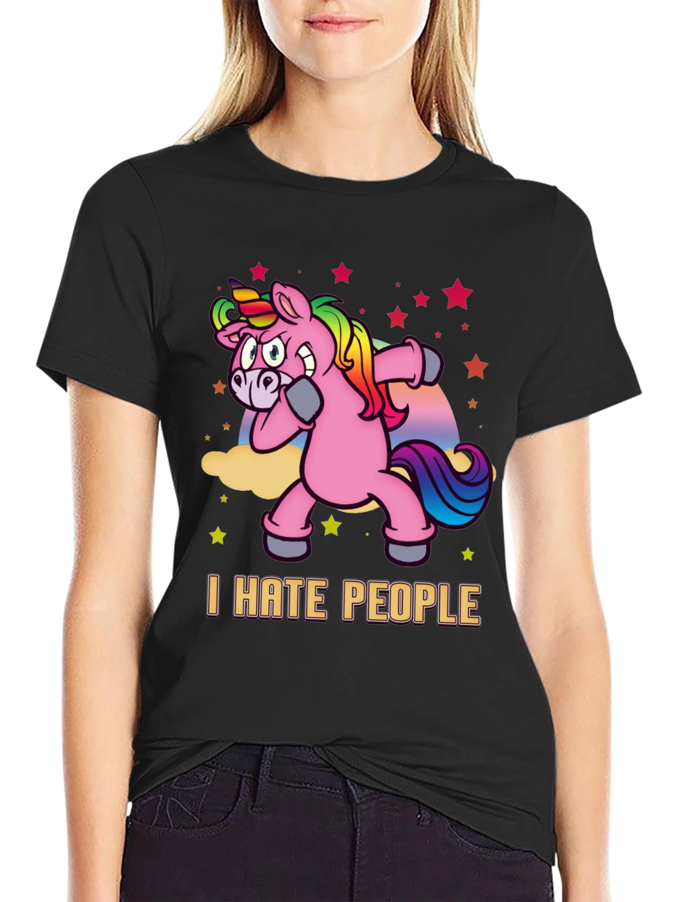 I Hate People Unicorn T-Shirt
