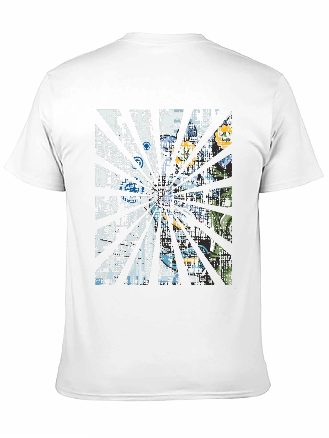 Retro Graphic Print Tee - Black