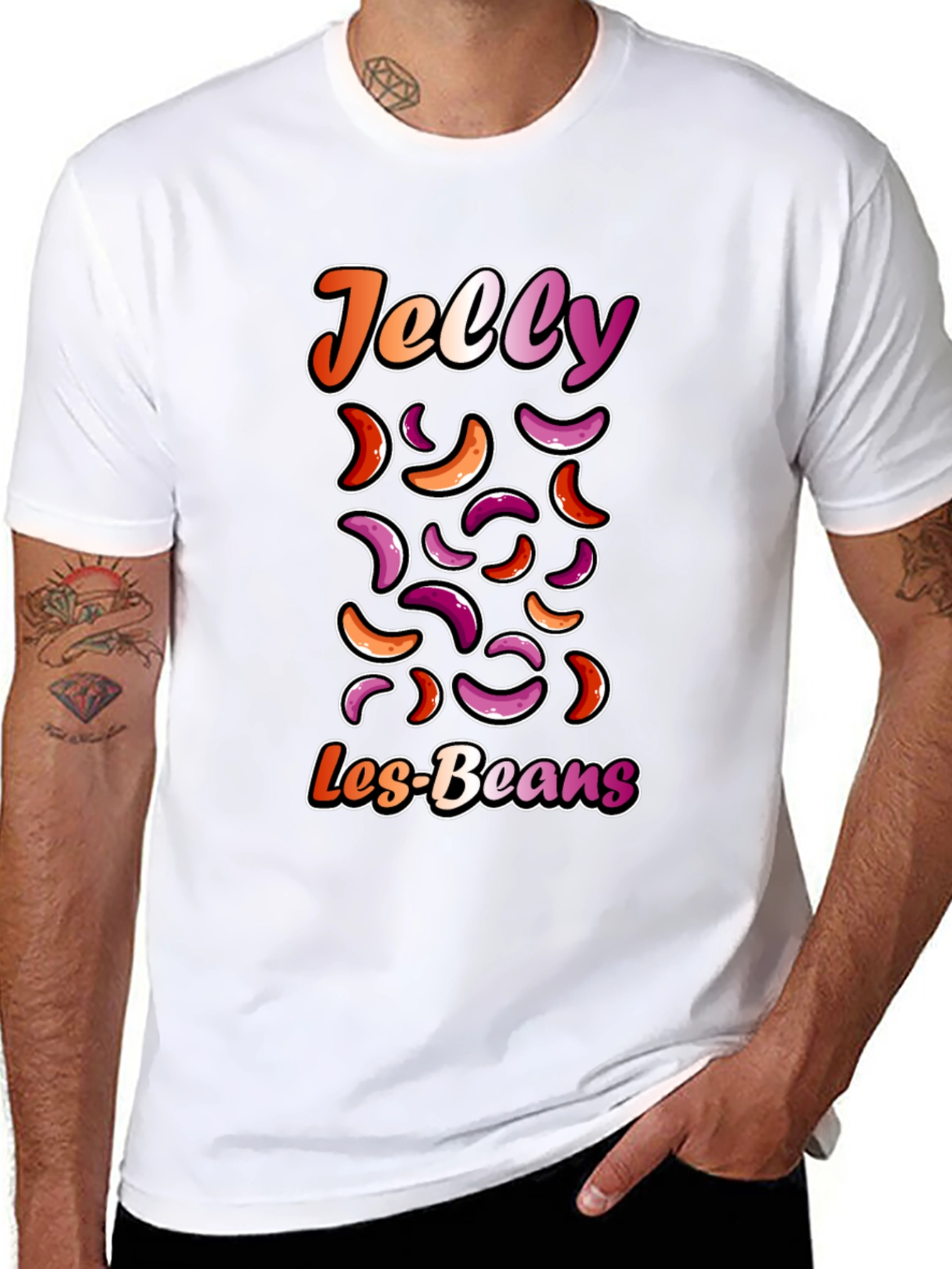 Jelly Les-Beans Pride Graphic Tee
