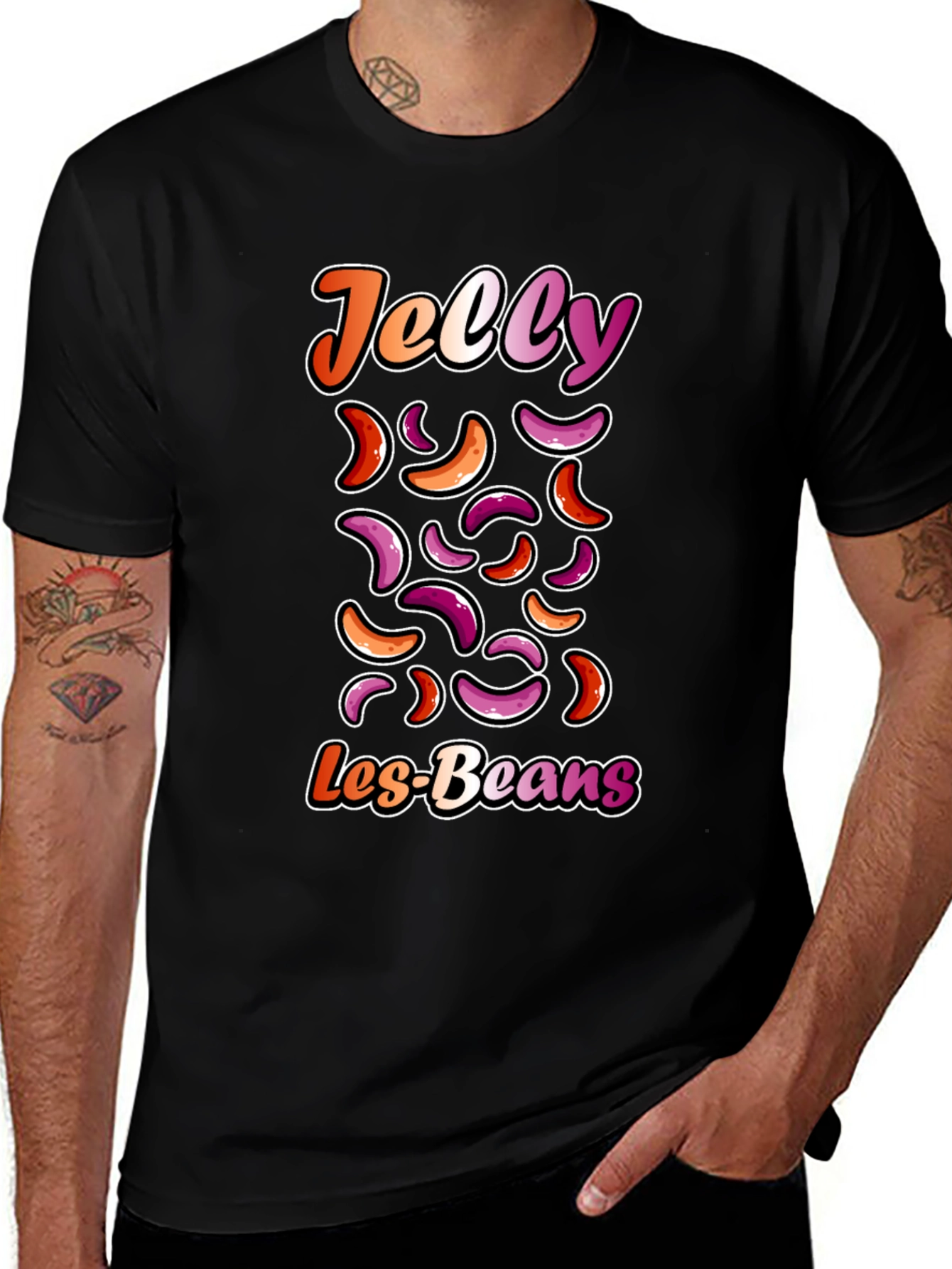 Jelly Les-Beans Pride Graphic Tee