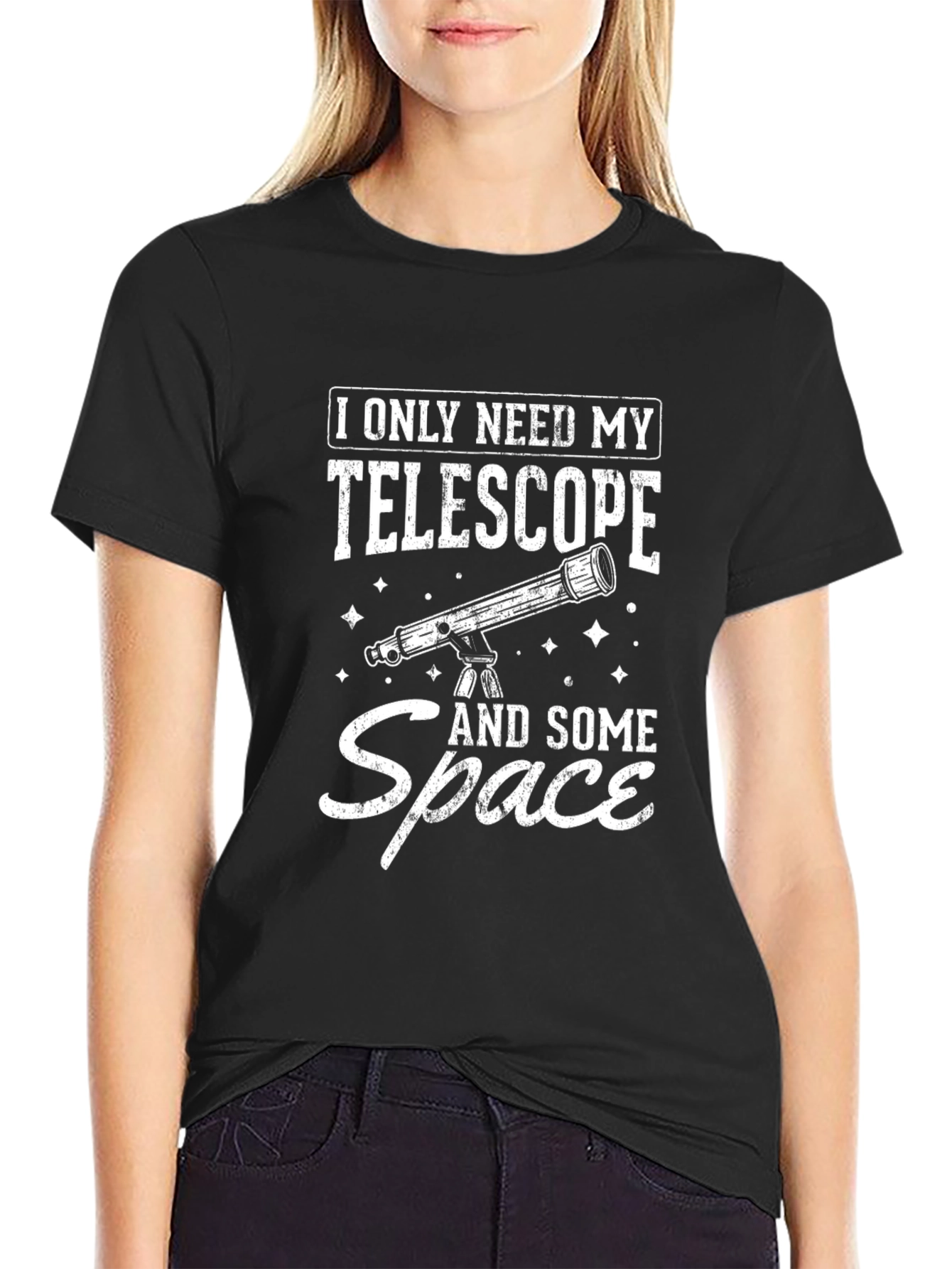 Telescope & Space Graphic T-Shirt