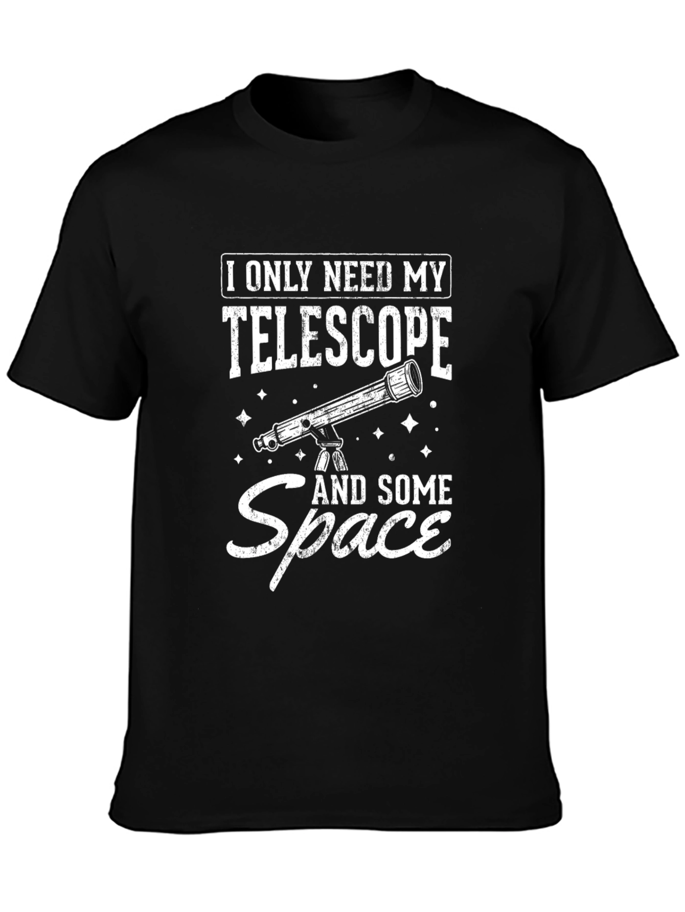 Telescope & Space Graphic T-Shirt