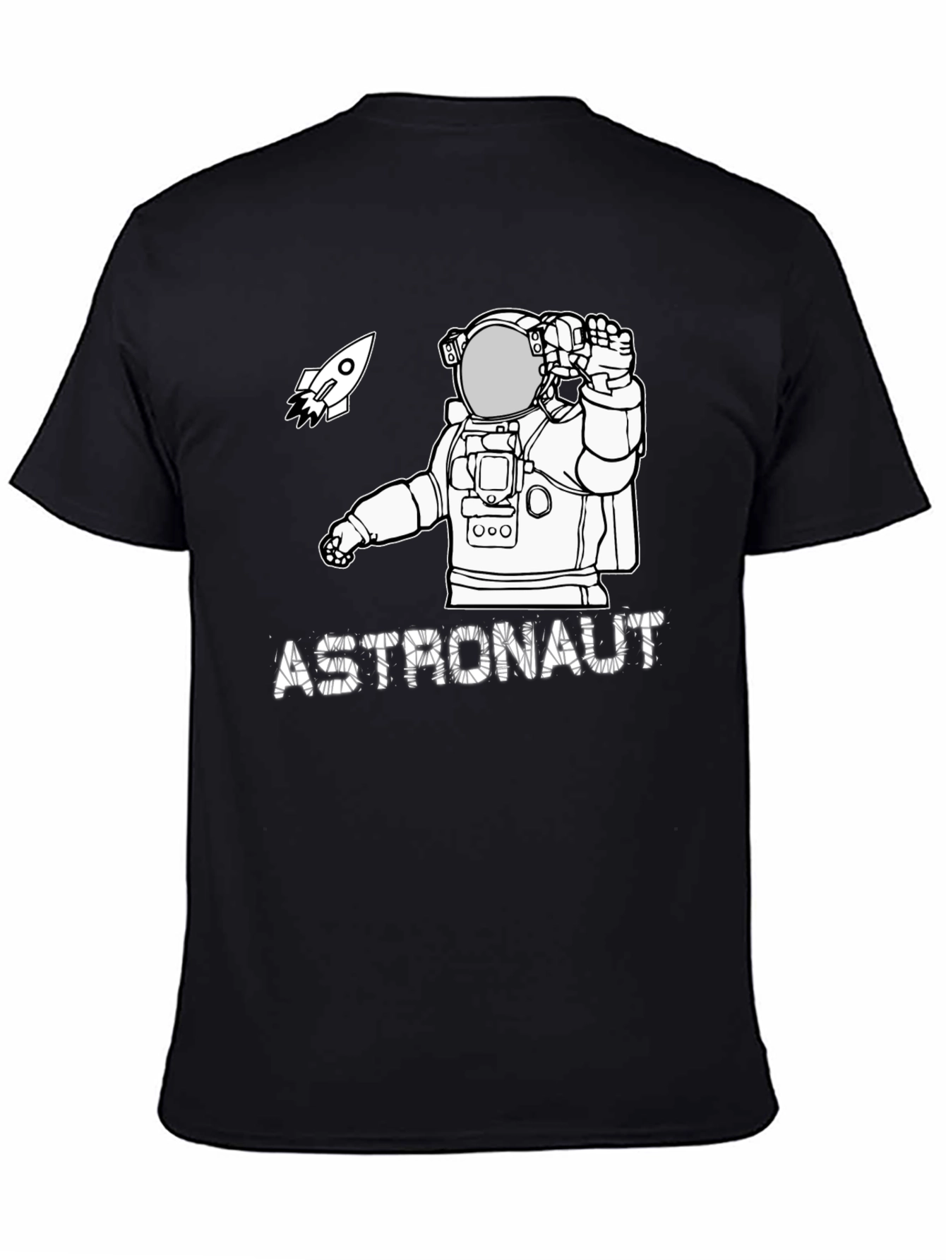 Astronaut Graphic T-Shirt - Space Adventure Tee