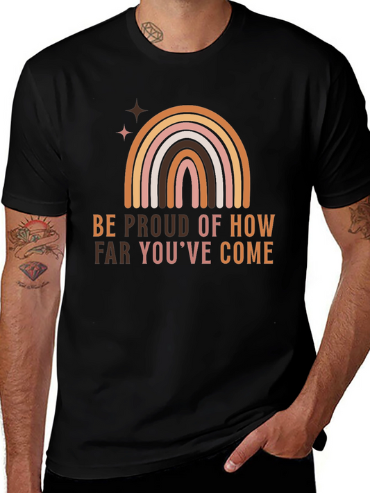 Be Proud Rainbow Graphic Tee