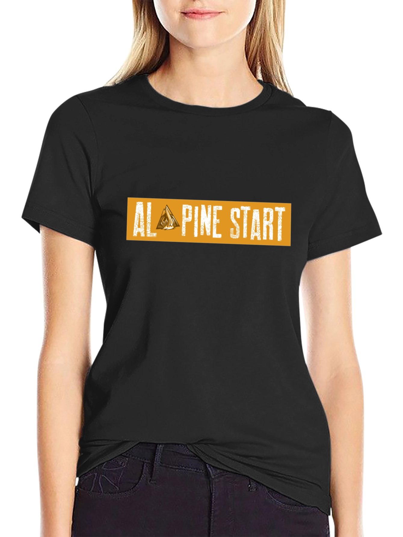 Alpine Start Graphic Tee - Black
