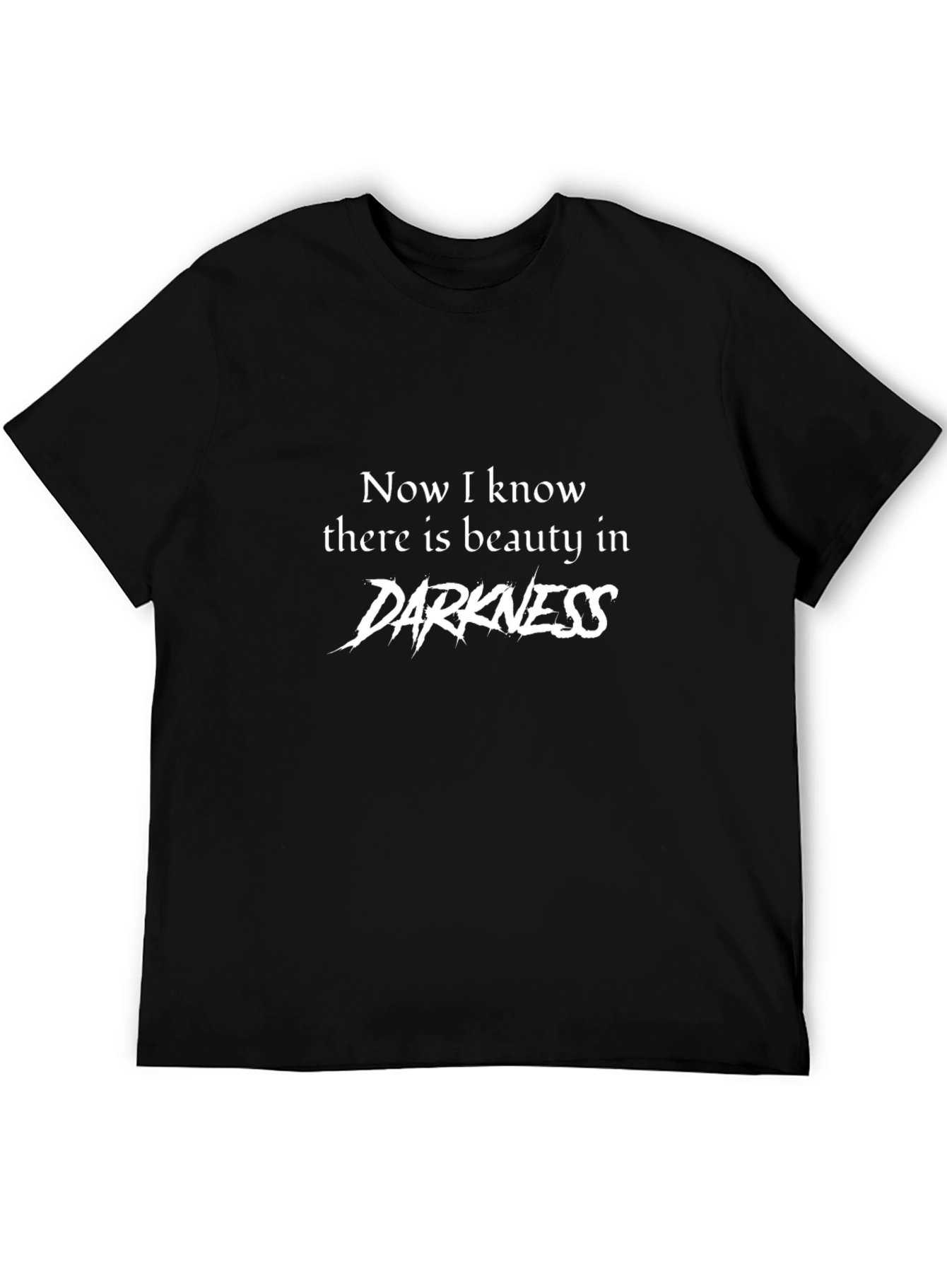 Beauty in Darkness T-Shirt - Unique Gothic Design