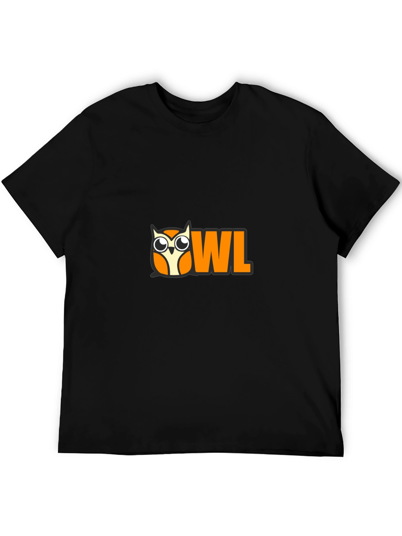 Owl Graphic Black T-Shirt