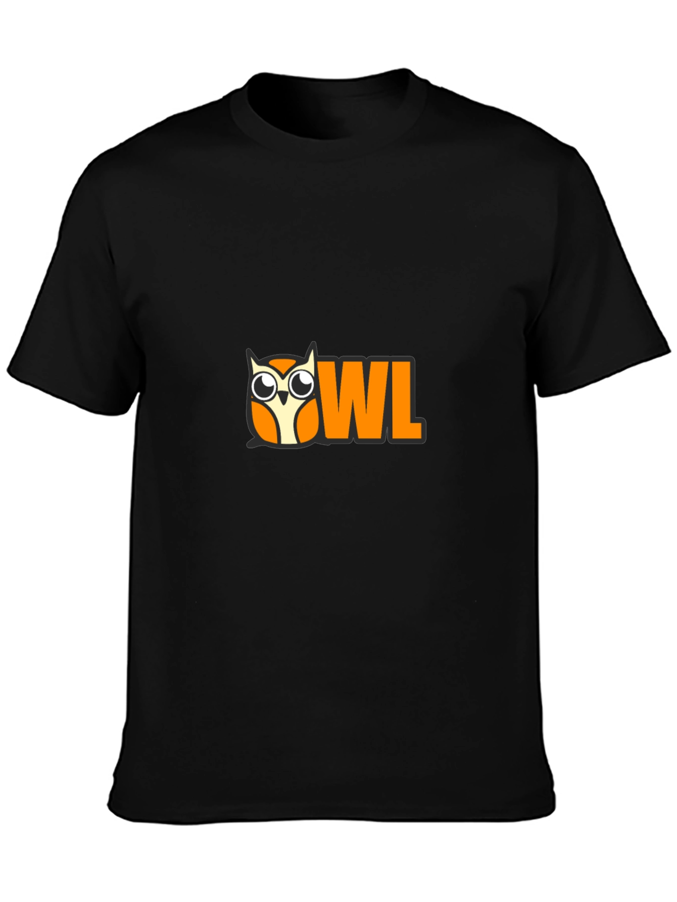 Owl Graphic Black T-Shirt