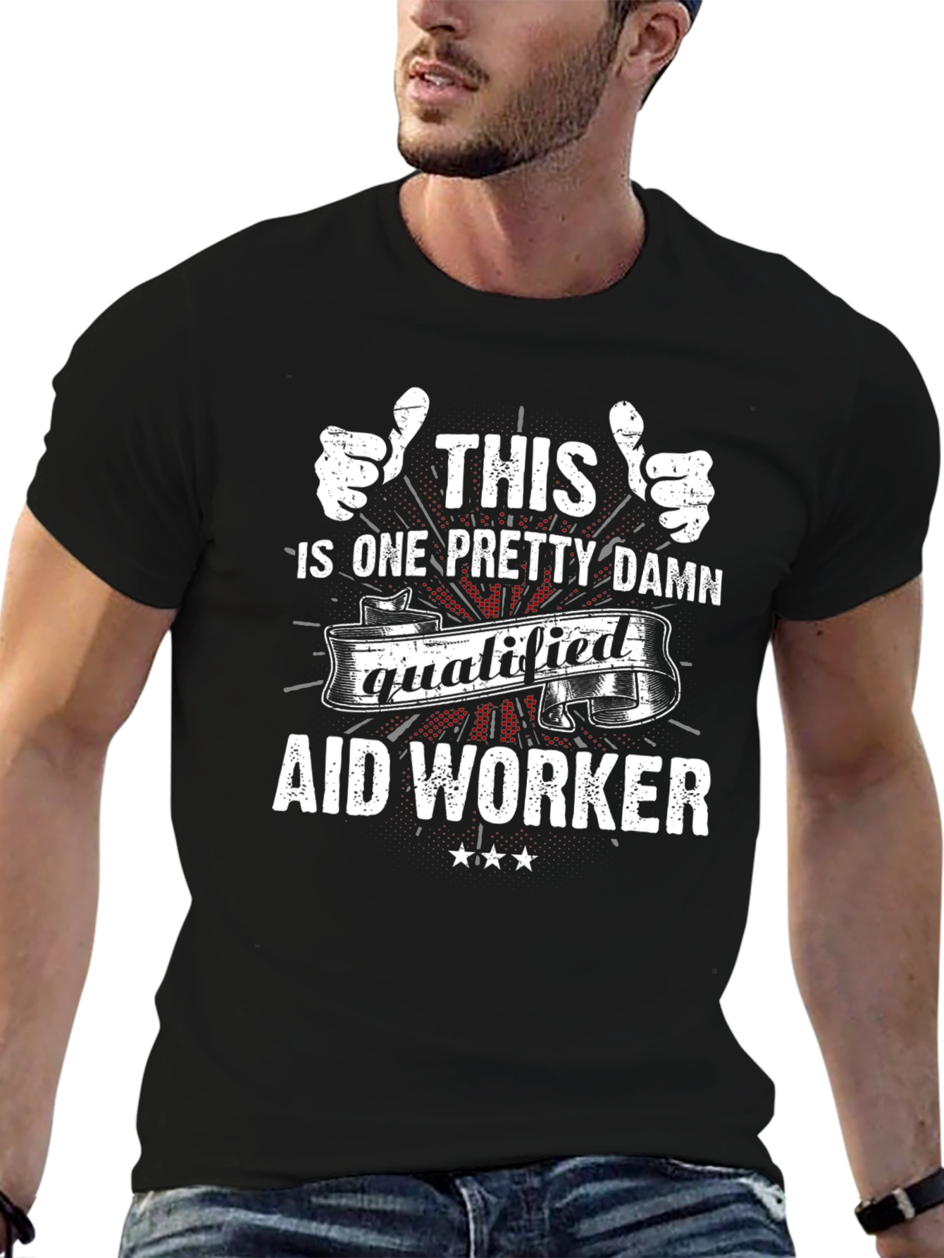 Qualified Aid Worker Graphic Tee