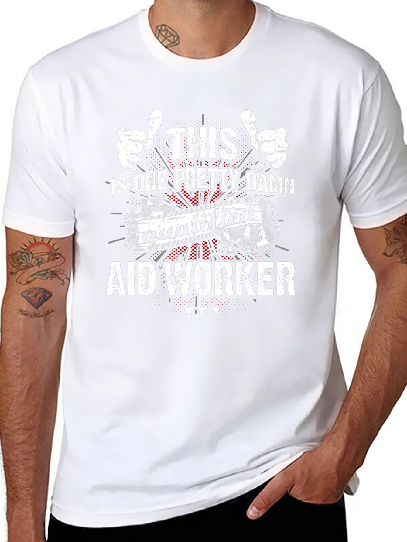 Qualified Aid Worker Graphic Tee