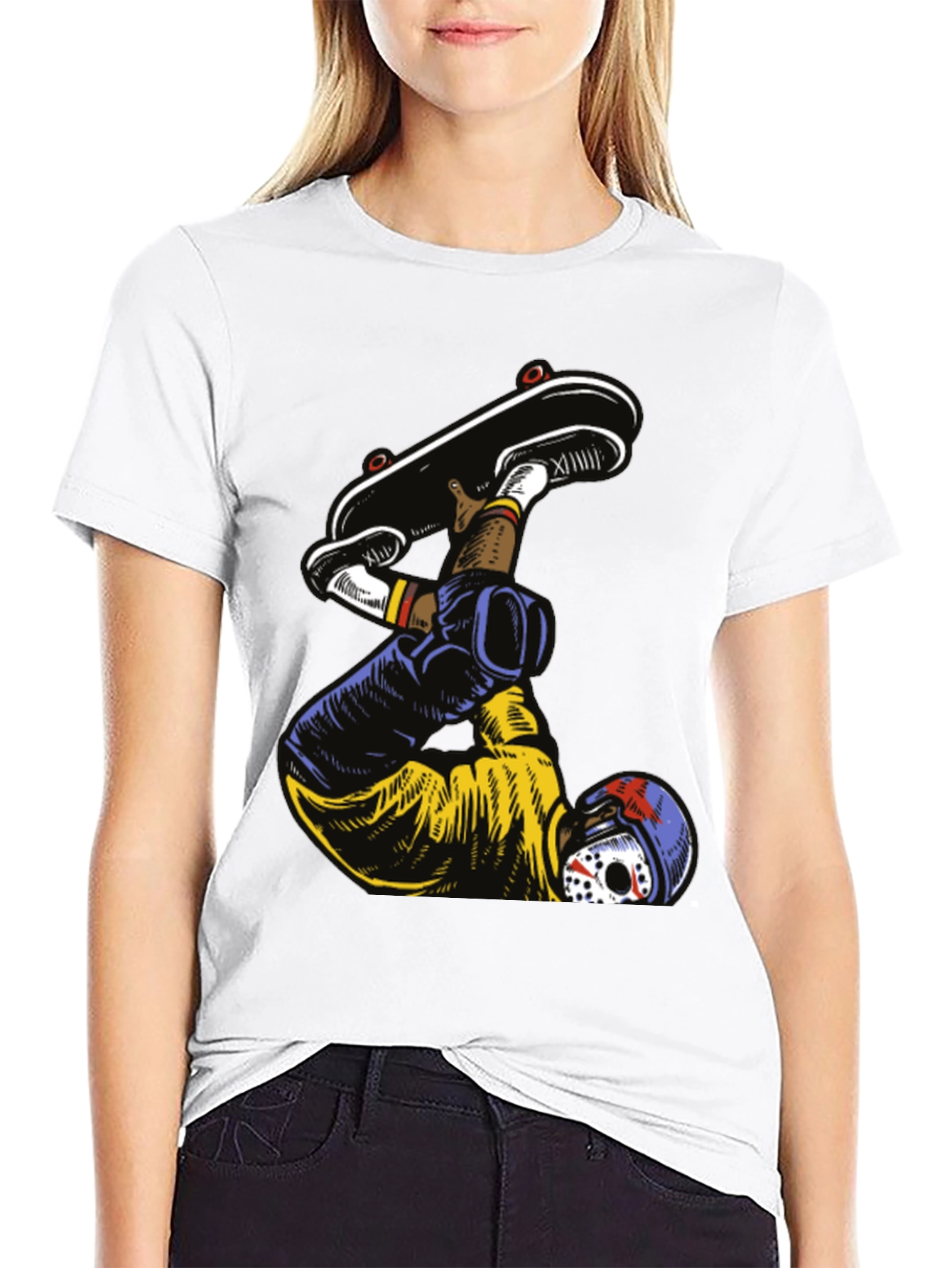 Skater Graphic Tee - Mens Black T-Shirt