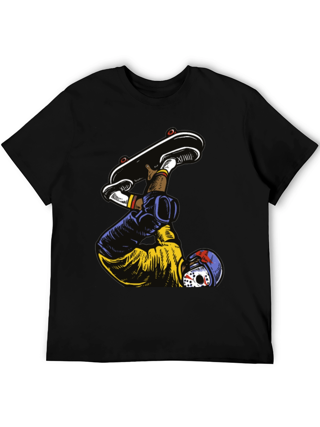 Skater Graphic Tee - Mens Black T-Shirt