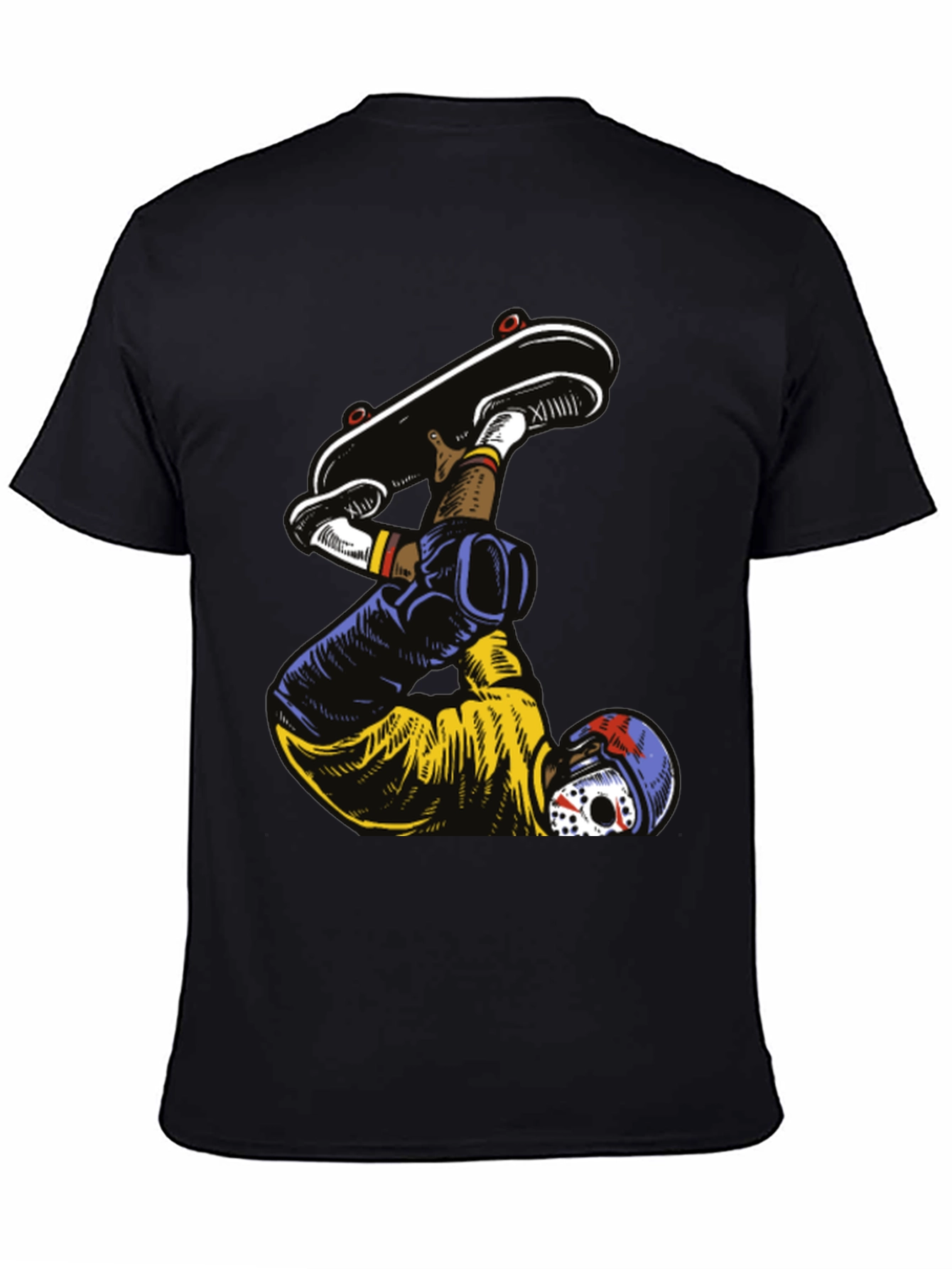 Skater Graphic Tee - Mens Black T-Shirt