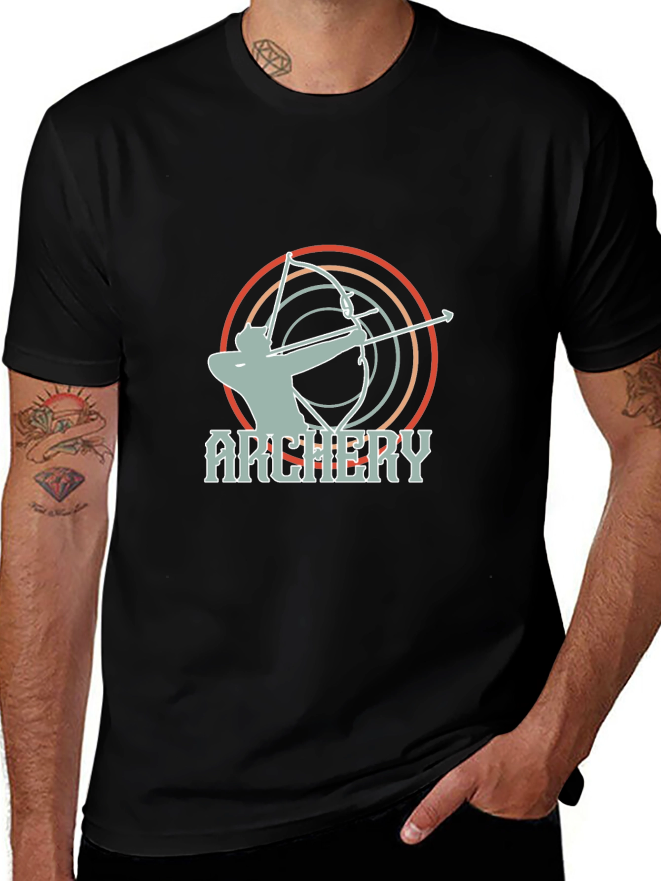 Archery Target Graphic T-Shirt