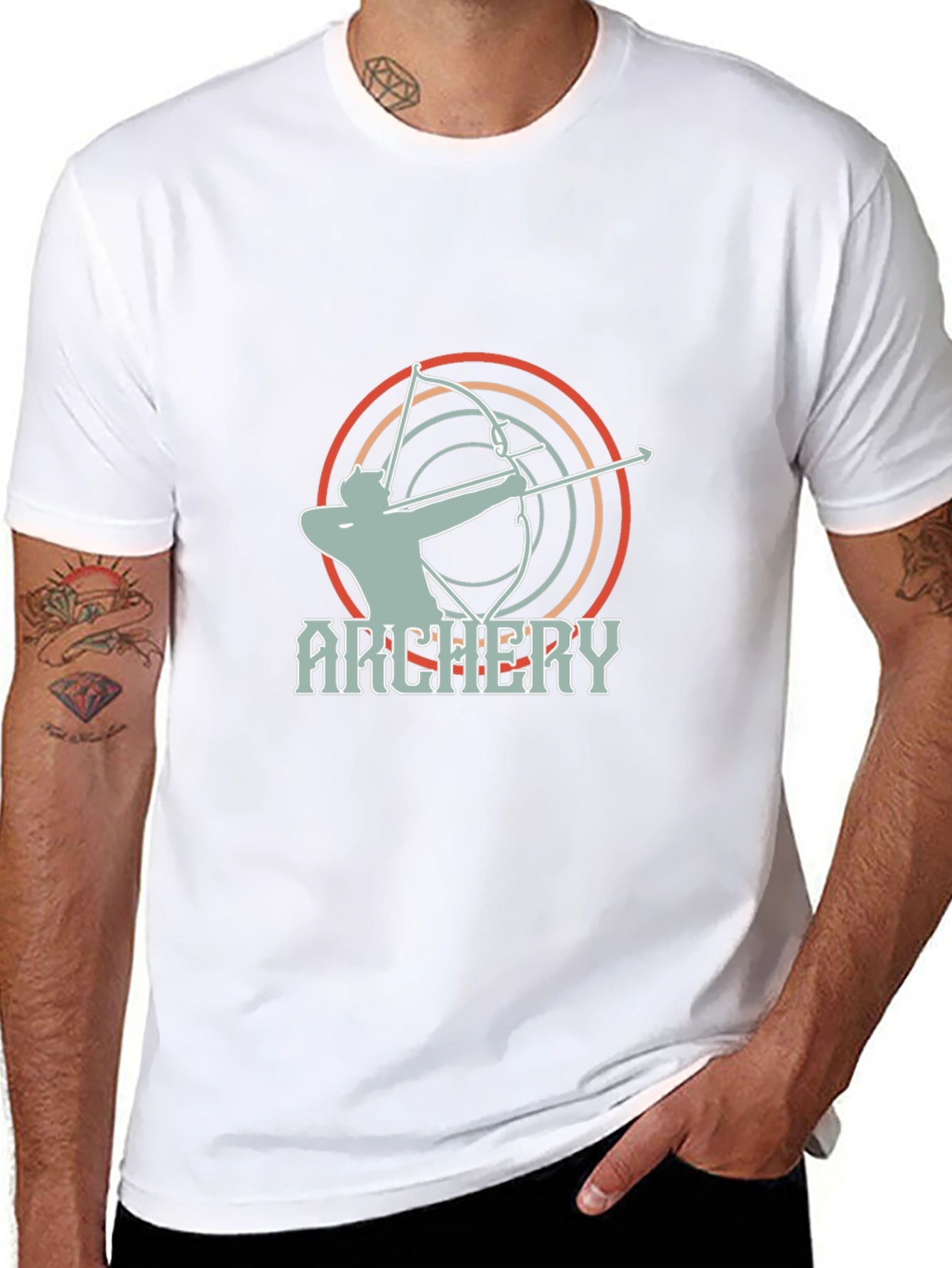 Archery Target Graphic T-Shirt