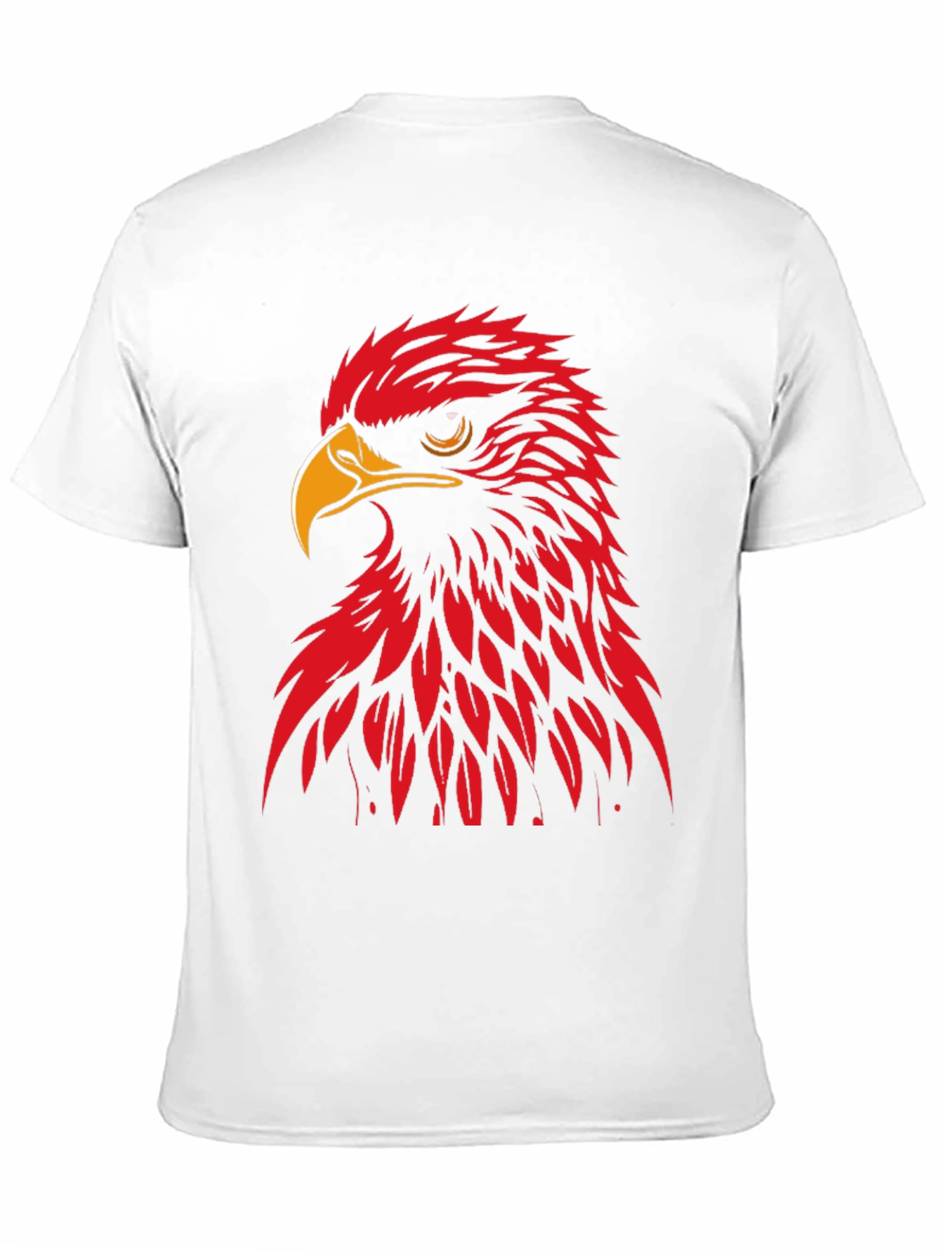 Red Eagle Graphic Black T-Shirt