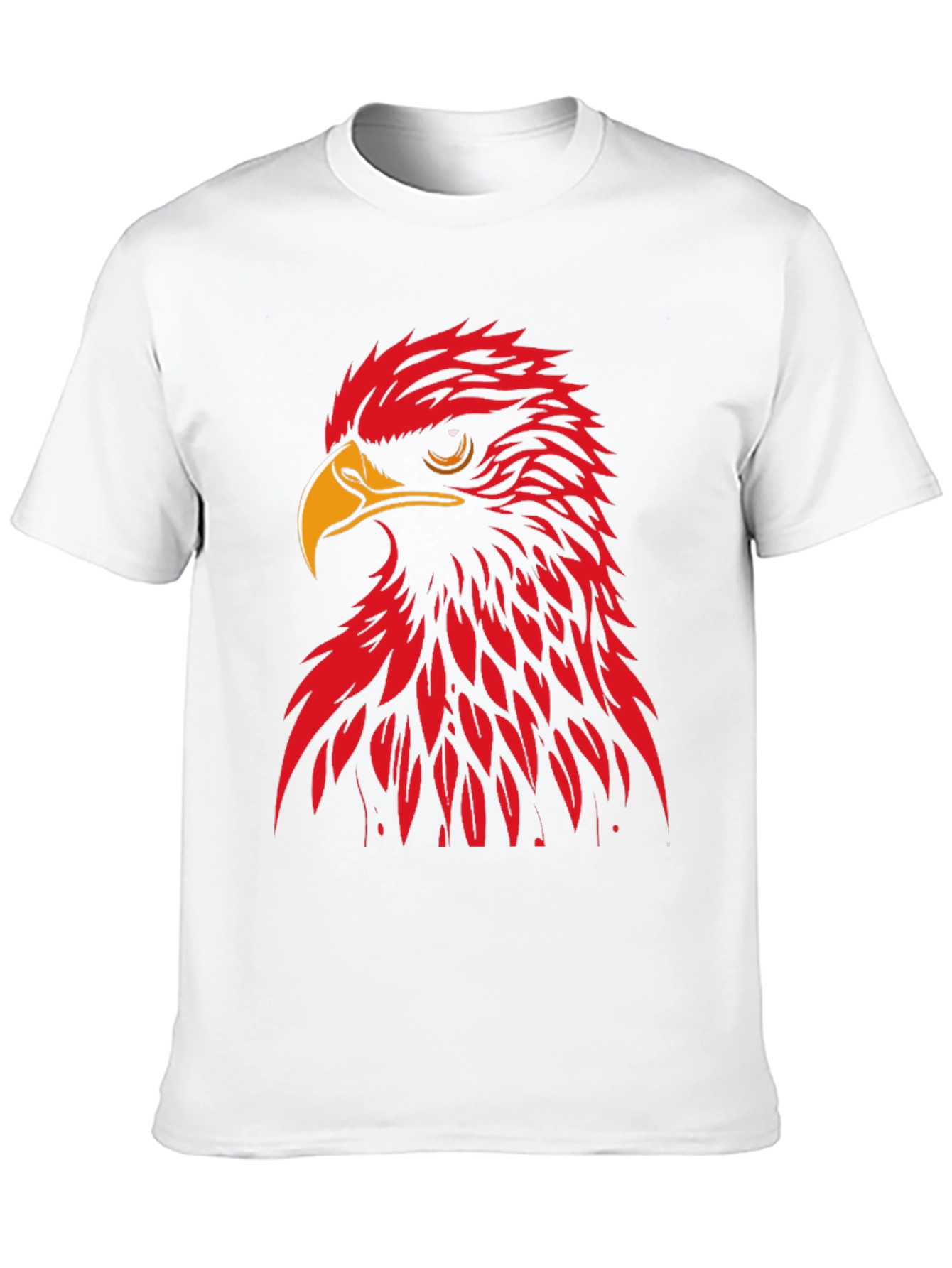 Red Eagle Graphic Black T-Shirt