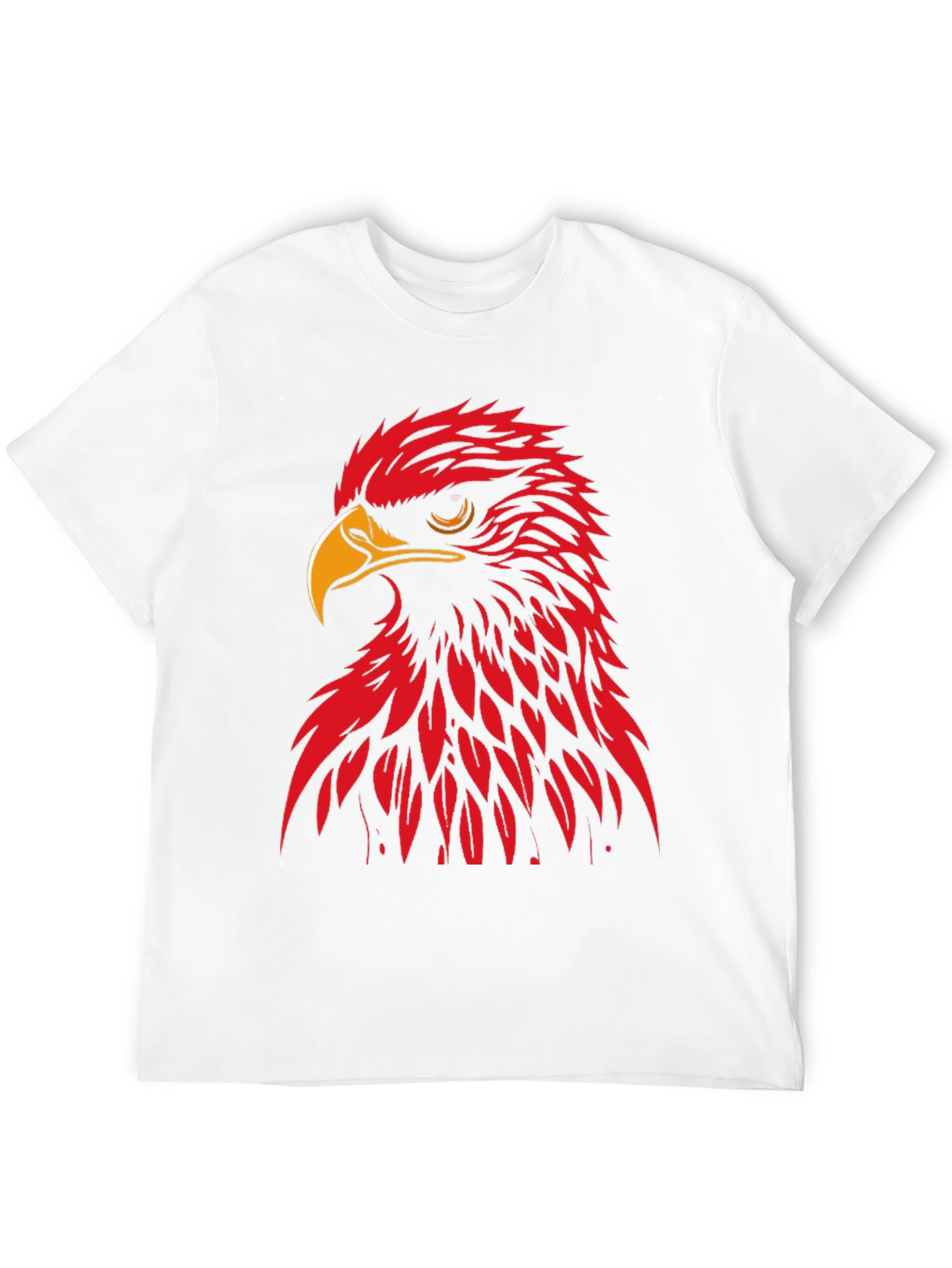 Red Eagle Graphic Black T-Shirt