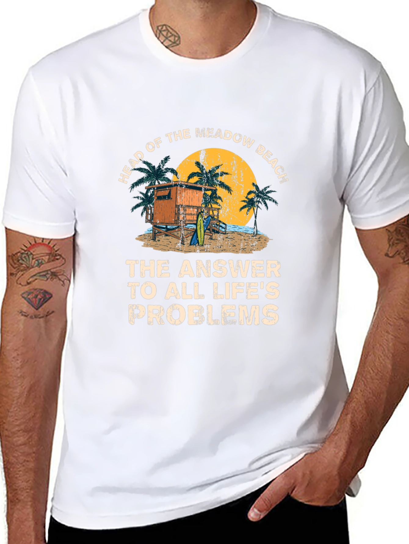 Meadow Beach Answer T-Shirt
