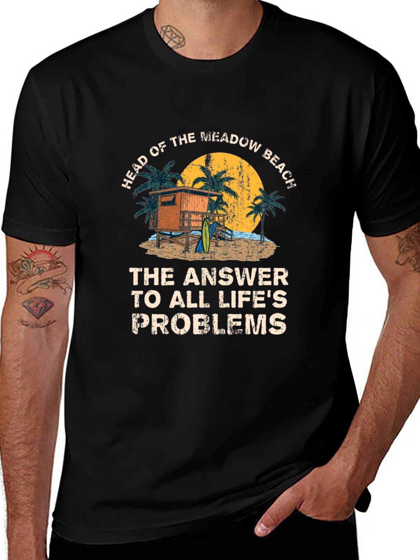 Meadow Beach Answer T-Shirt