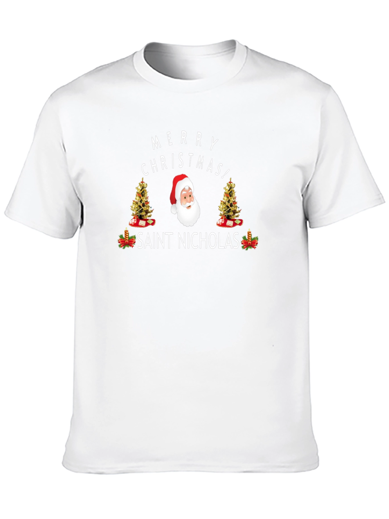 Merry Christmas Saint Nicholas Graphic Tee