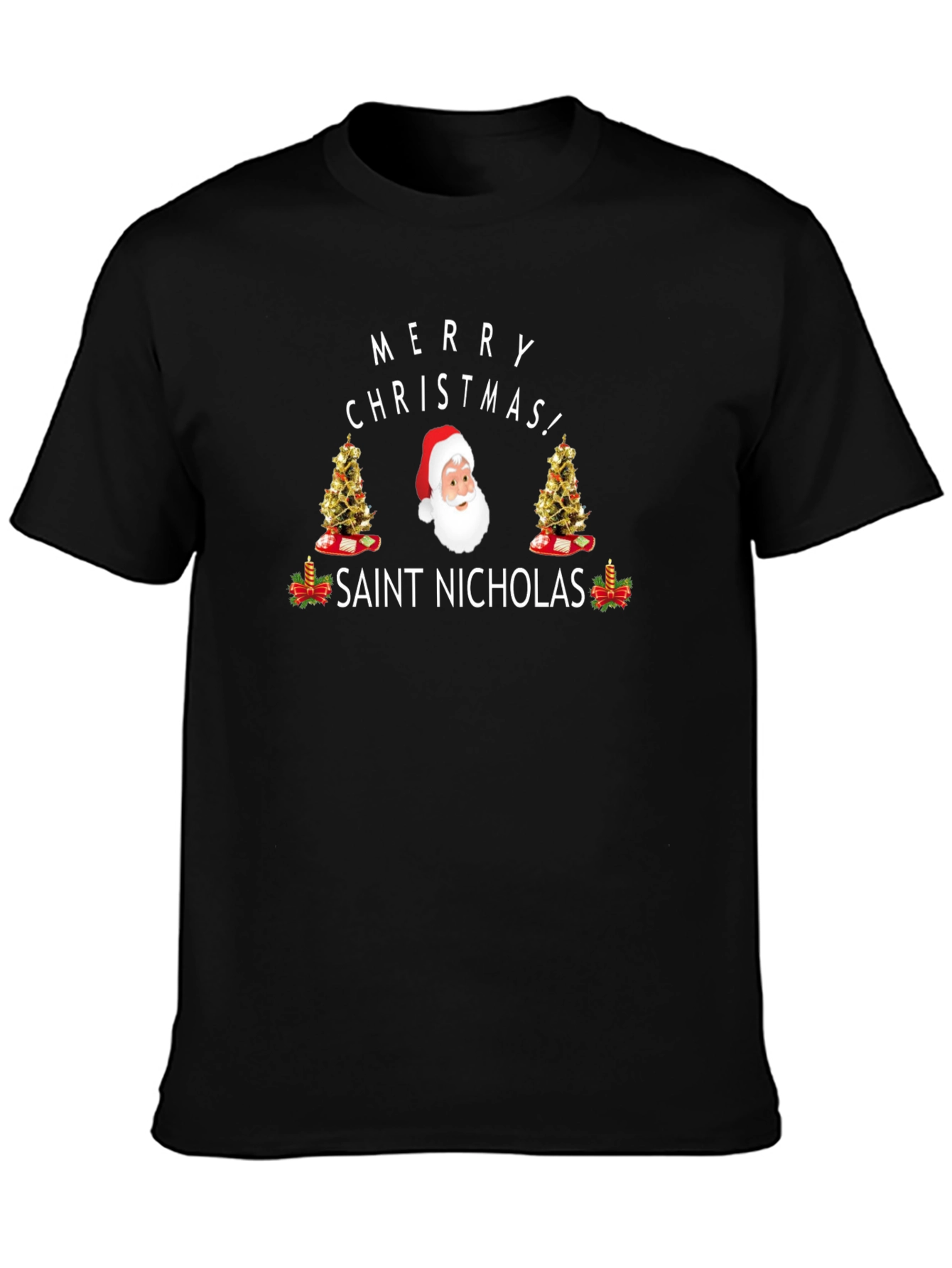 Merry Christmas Saint Nicholas Graphic Tee