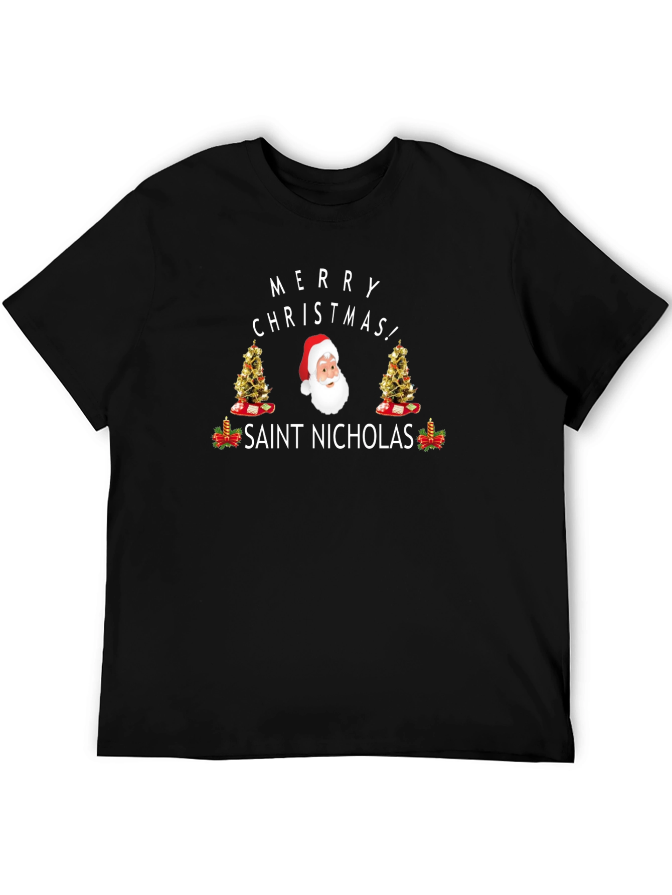 Merry Christmas Saint Nicholas Graphic Tee