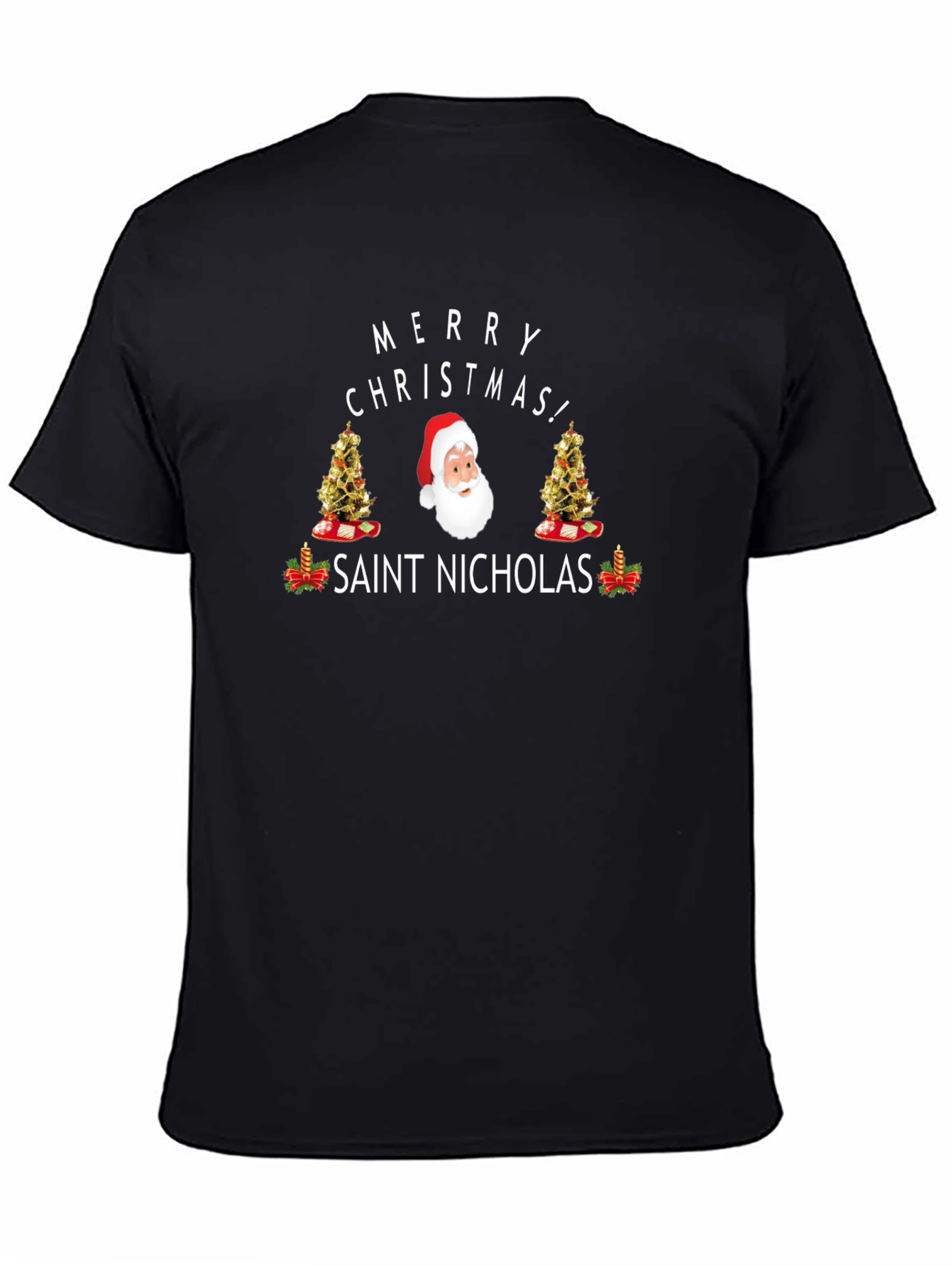 Merry Christmas Saint Nicholas Graphic Tee