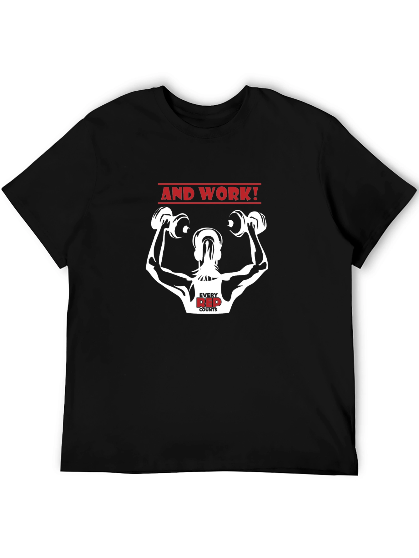 Workout Graphic Tee - Every Rep Counts