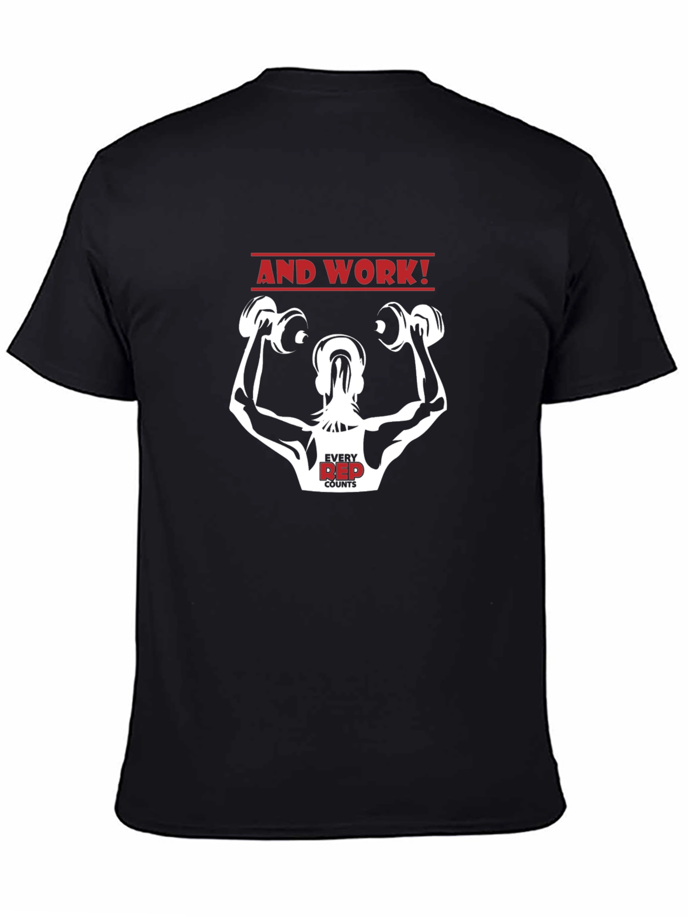 Workout Graphic Tee - Every Rep Counts