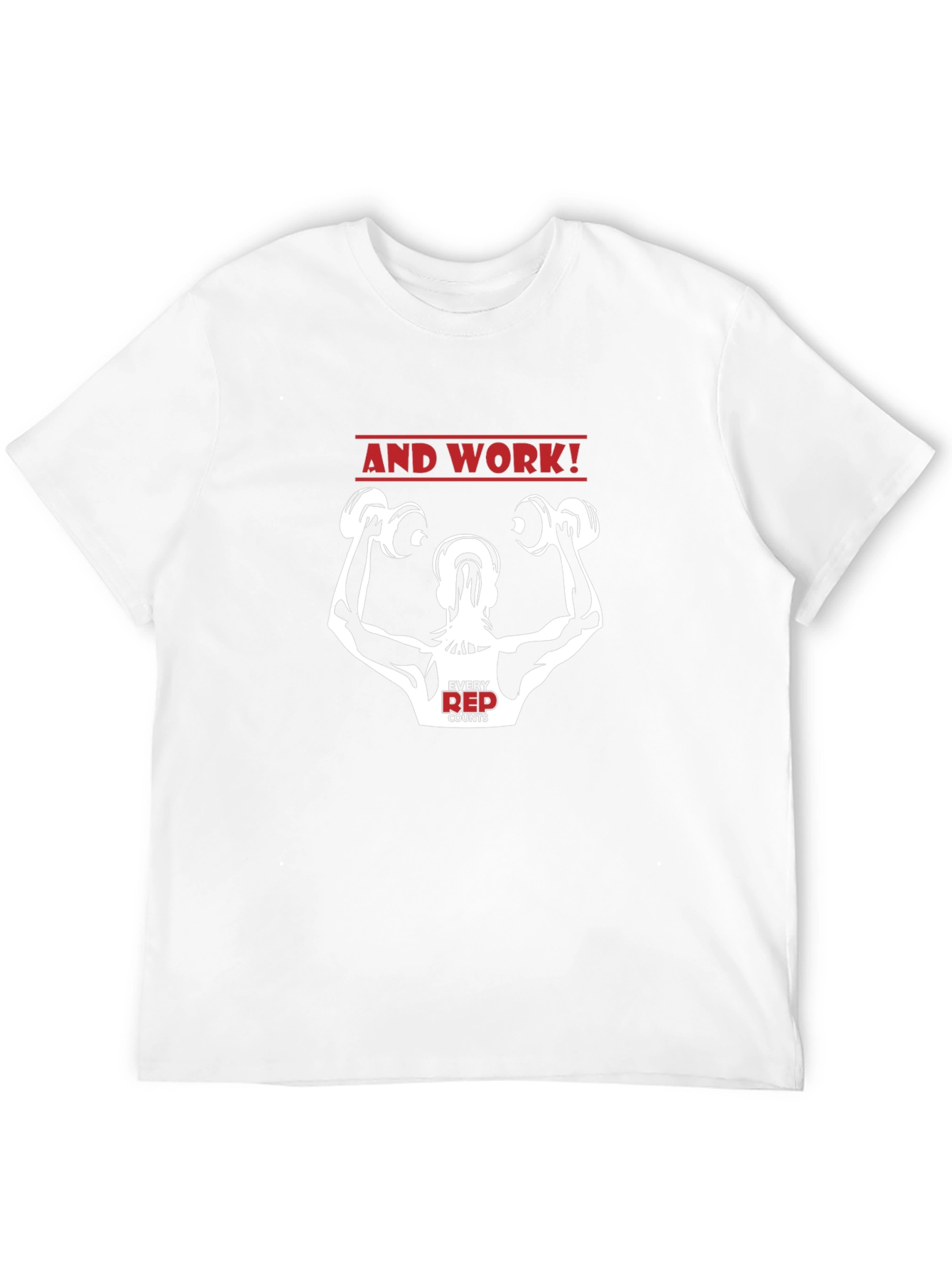 Workout Graphic Tee - Every Rep Counts