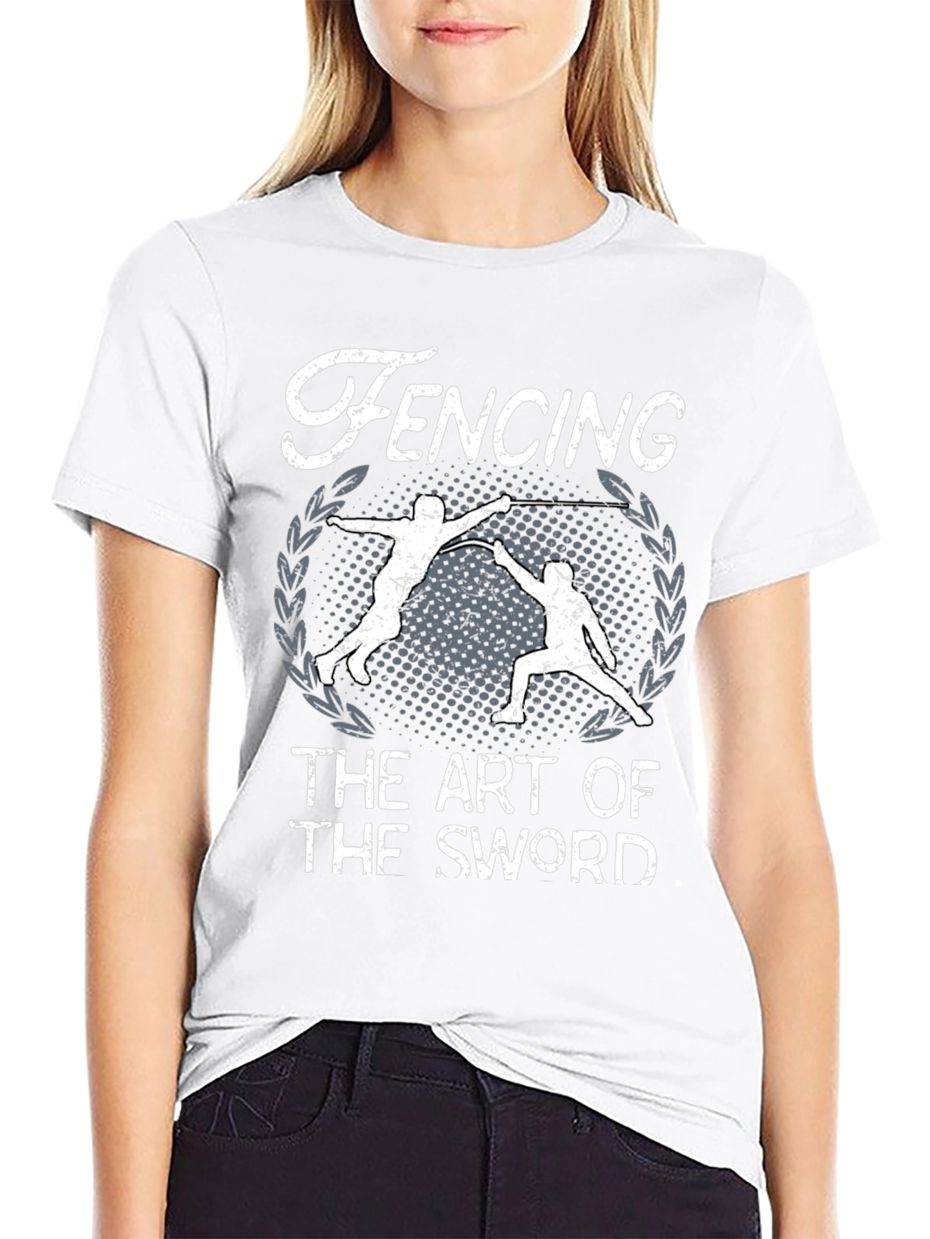Fencing Art of the Sword Black T-Shirt