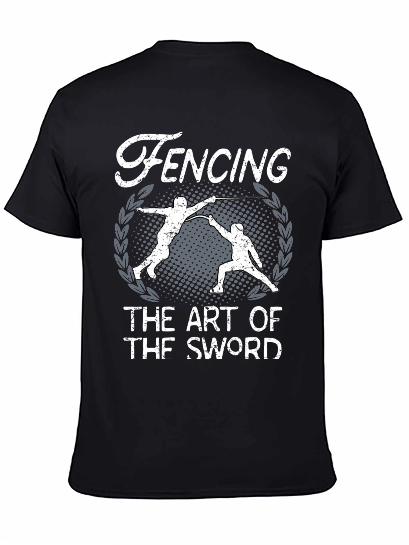 Fencing Art of the Sword Black T-Shirt