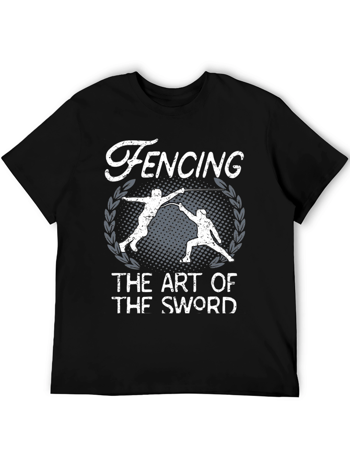 Fencing Art of the Sword Black T-Shirt