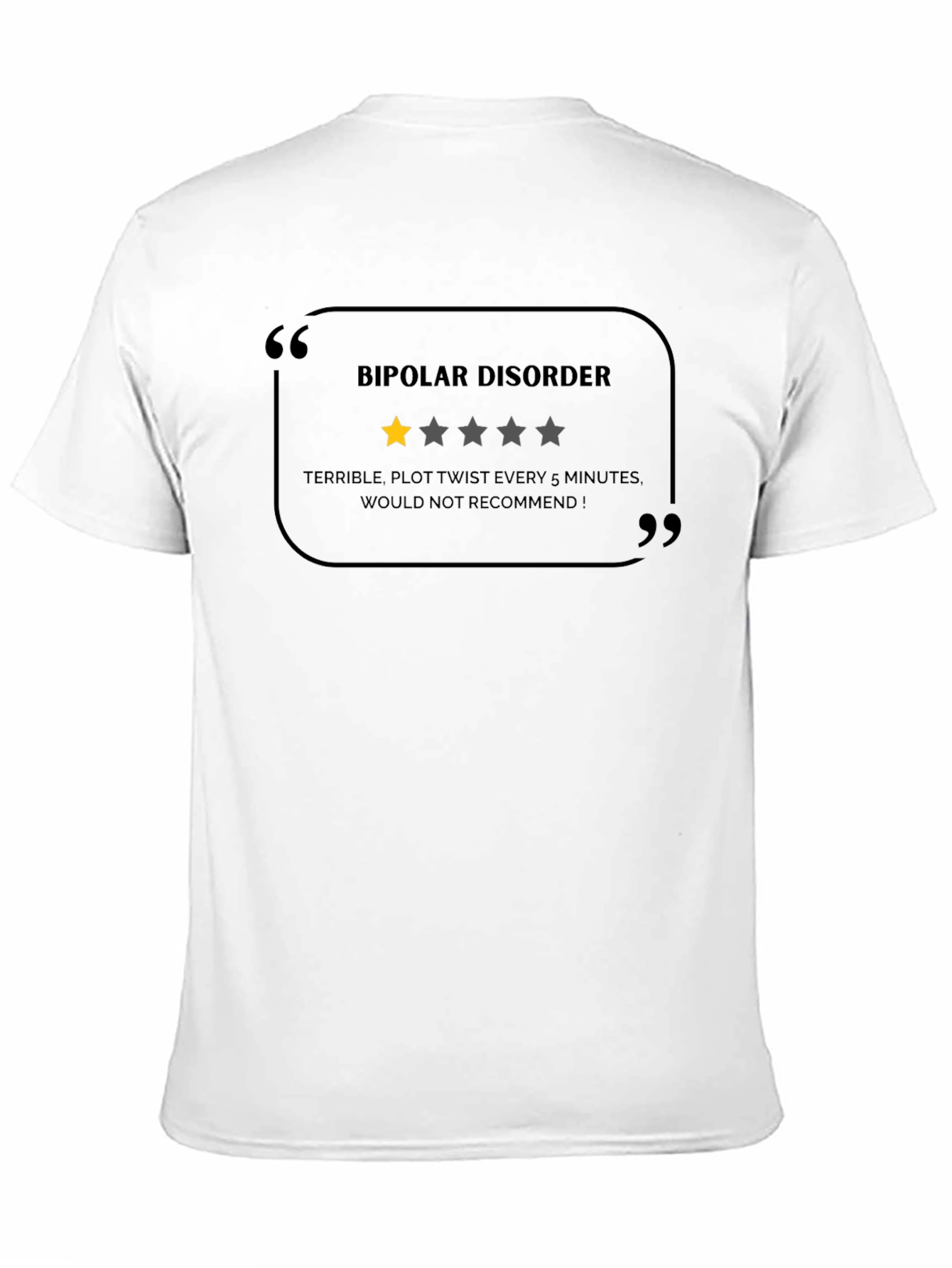Bipolar Disorder Review Graphic Tee