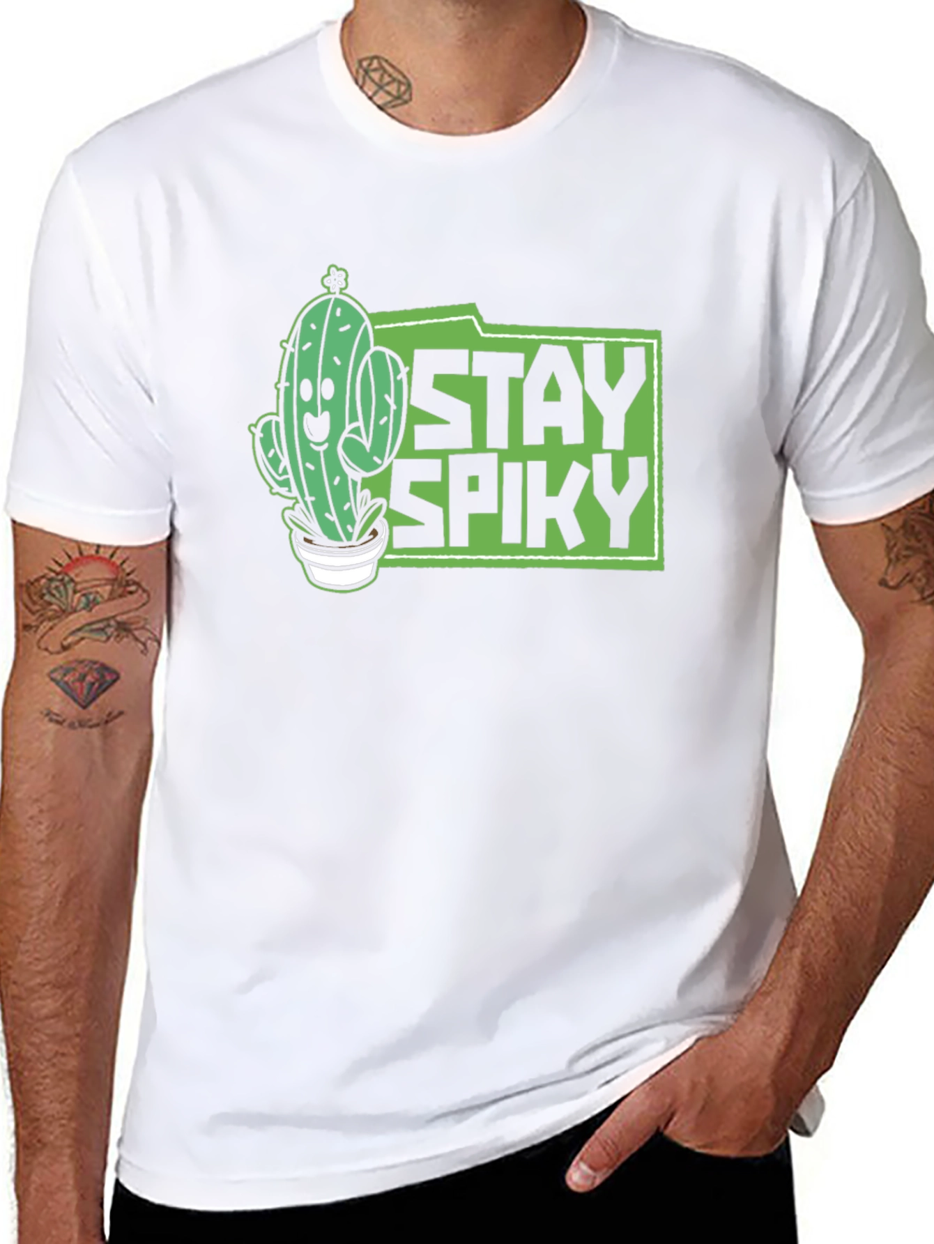 Stay Spiky Cactus Graphic Tee