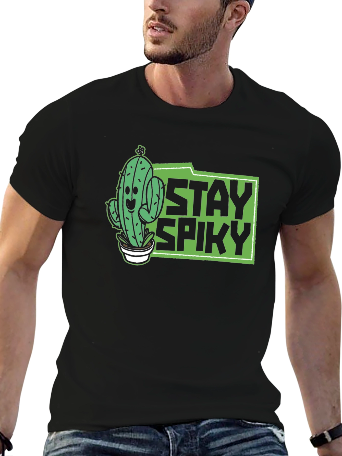 Stay Spiky Cactus Graphic Tee