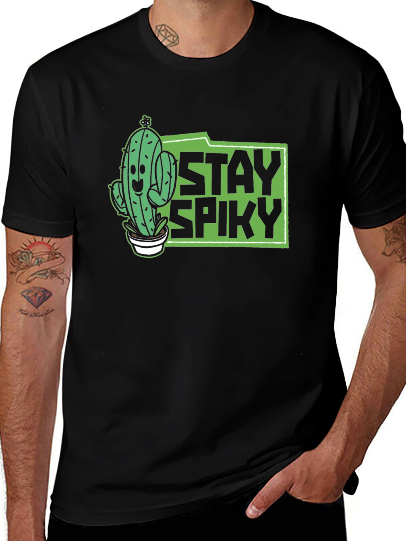 Stay Spiky Cactus Graphic Tee