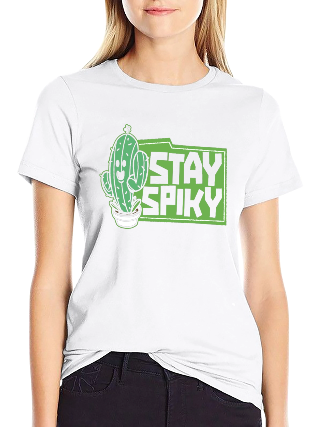 Stay Spiky Cactus Graphic Tee