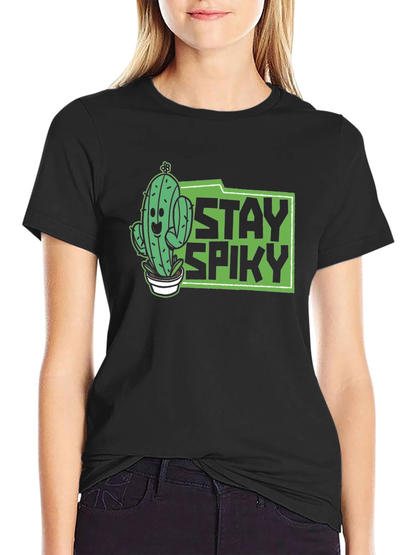 Stay Spiky Cactus Graphic Tee